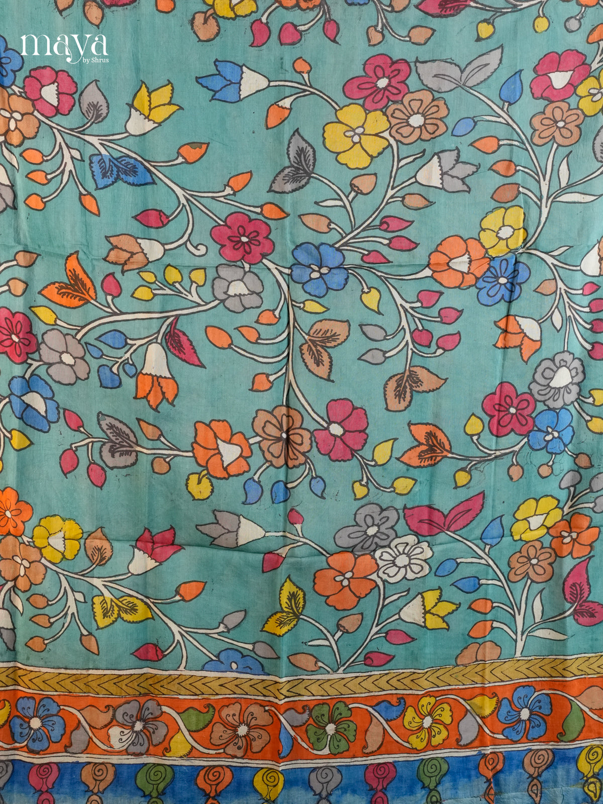 MEA24081-Penkalamkari Dupatta