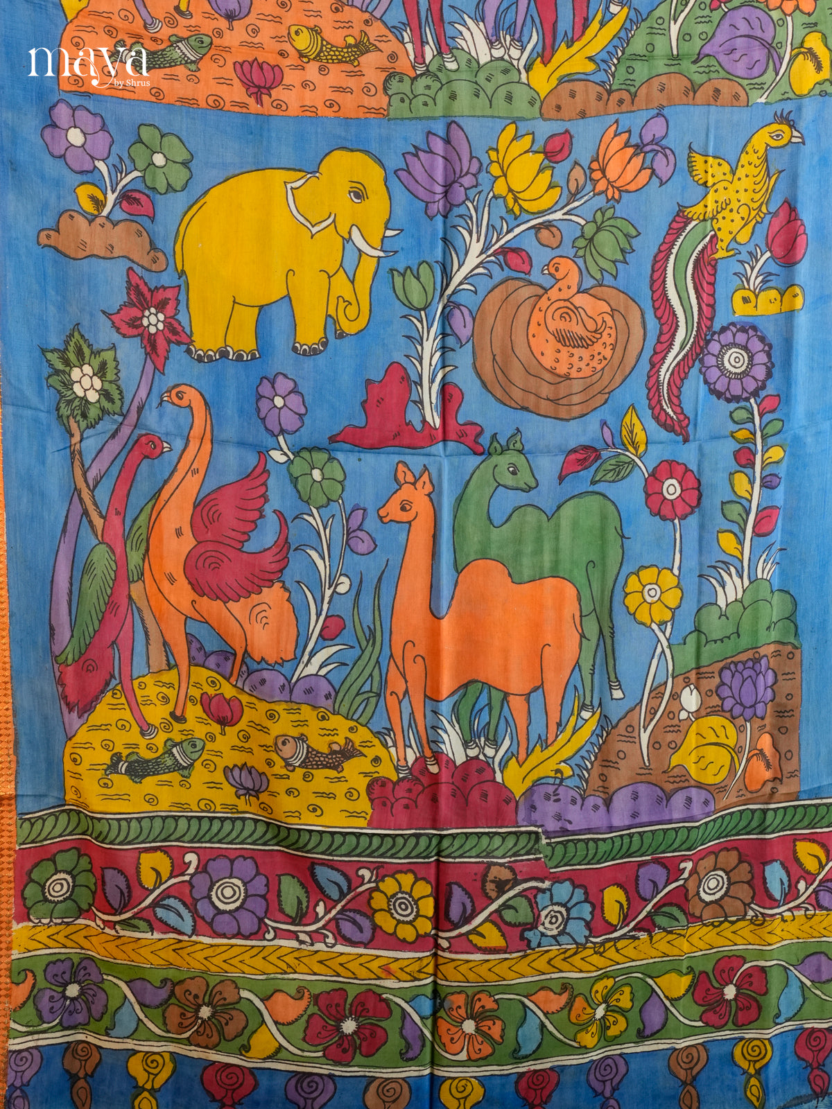 MEA24083-Penkalamkari Dupatta