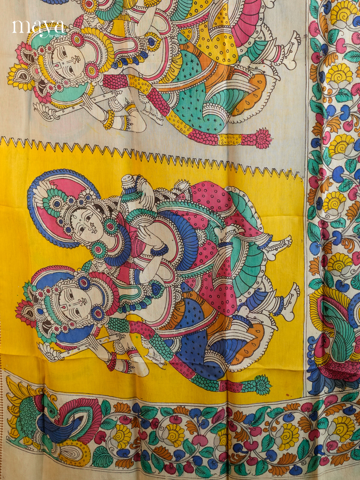 MEA24088-Penkalamkari Dupatta