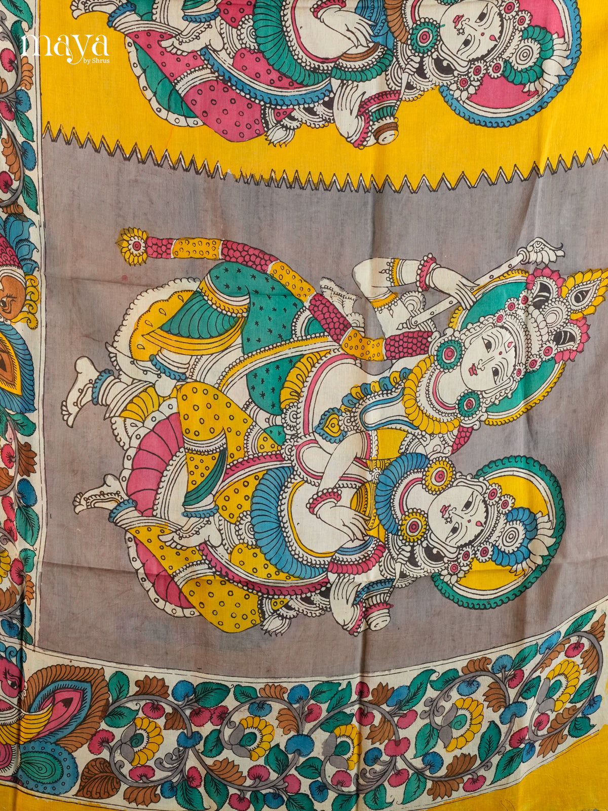 MEA24098-Penkalamkari Dupatta