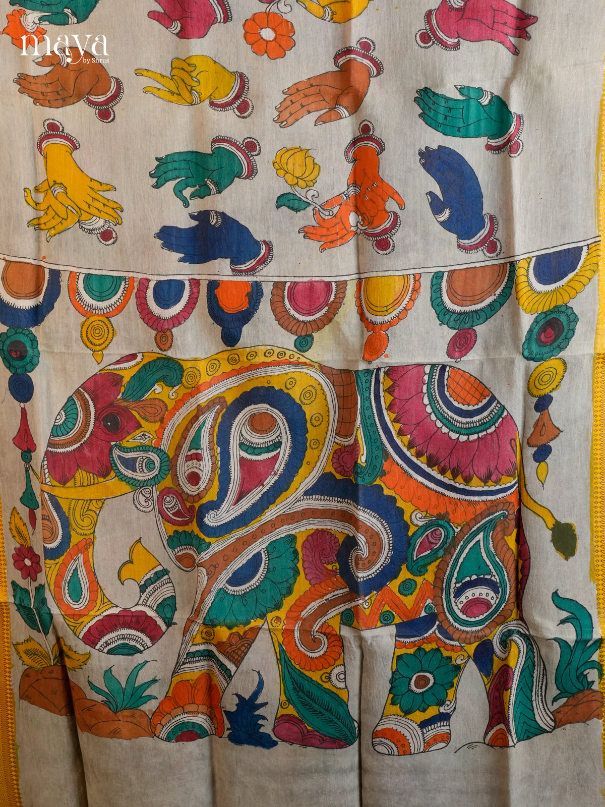 MEA24102-Penkalamkari Dupatta