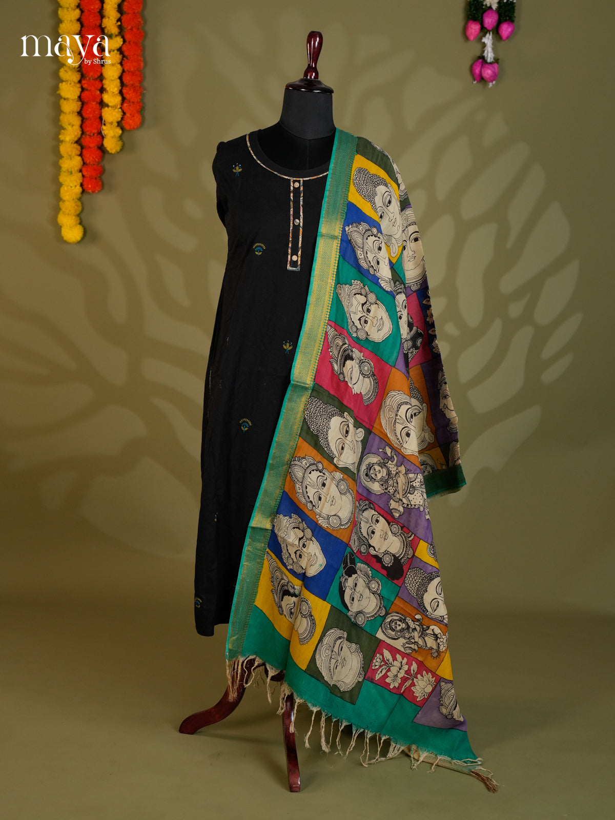 MEA24105-Penkalamkari Dupatta