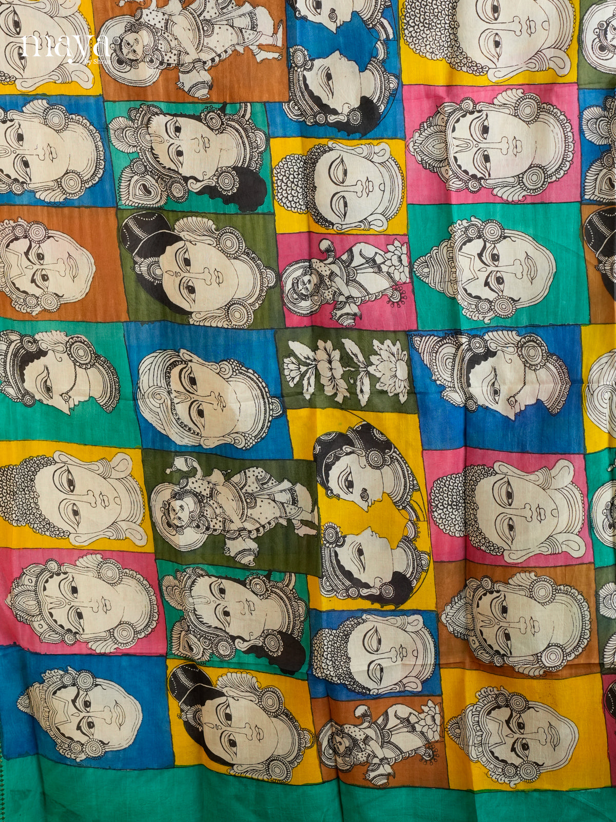 MEA24108-Penkalamkari Dupatta