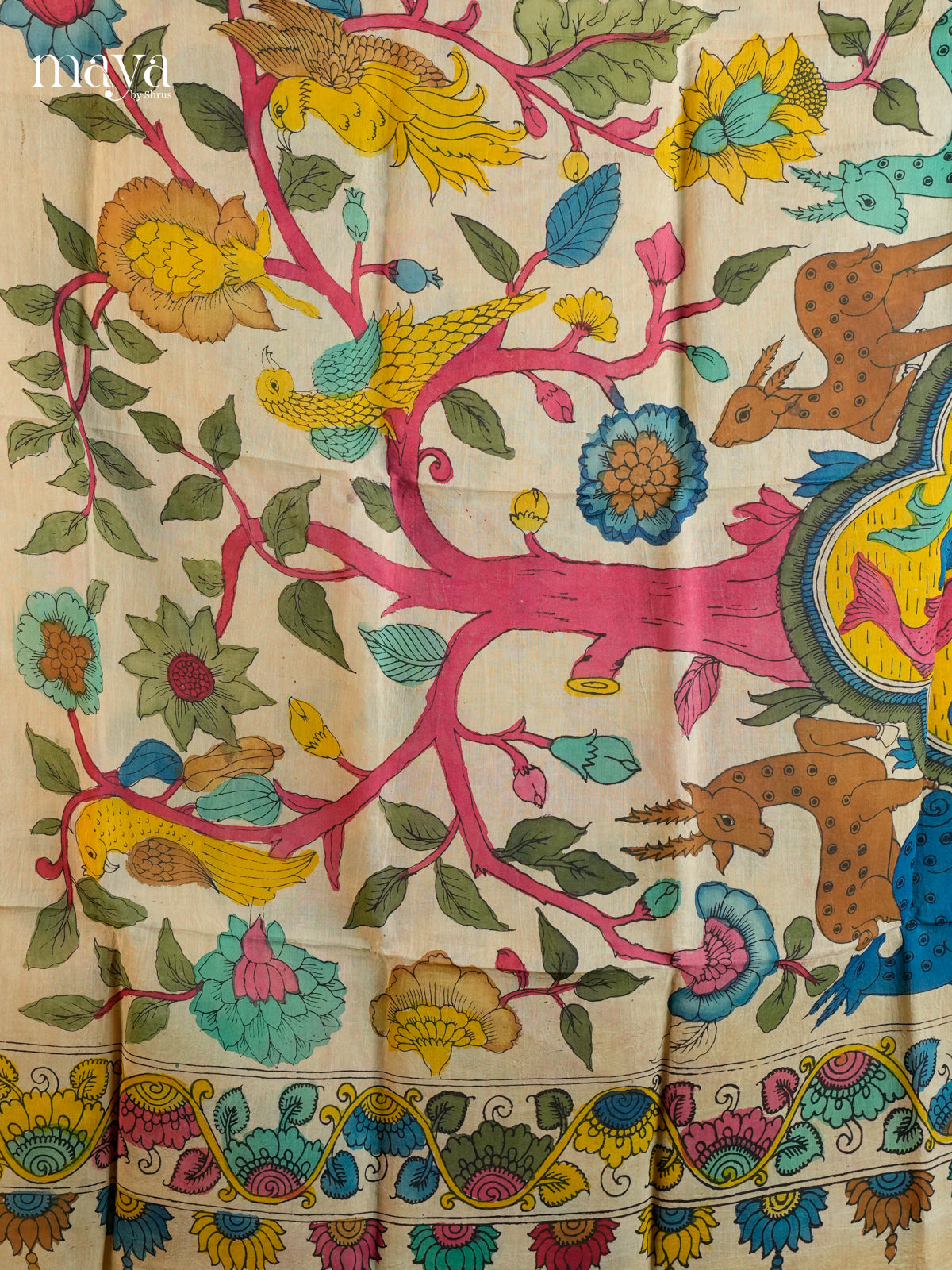 MEA24110-Penkalamkari Dupatta