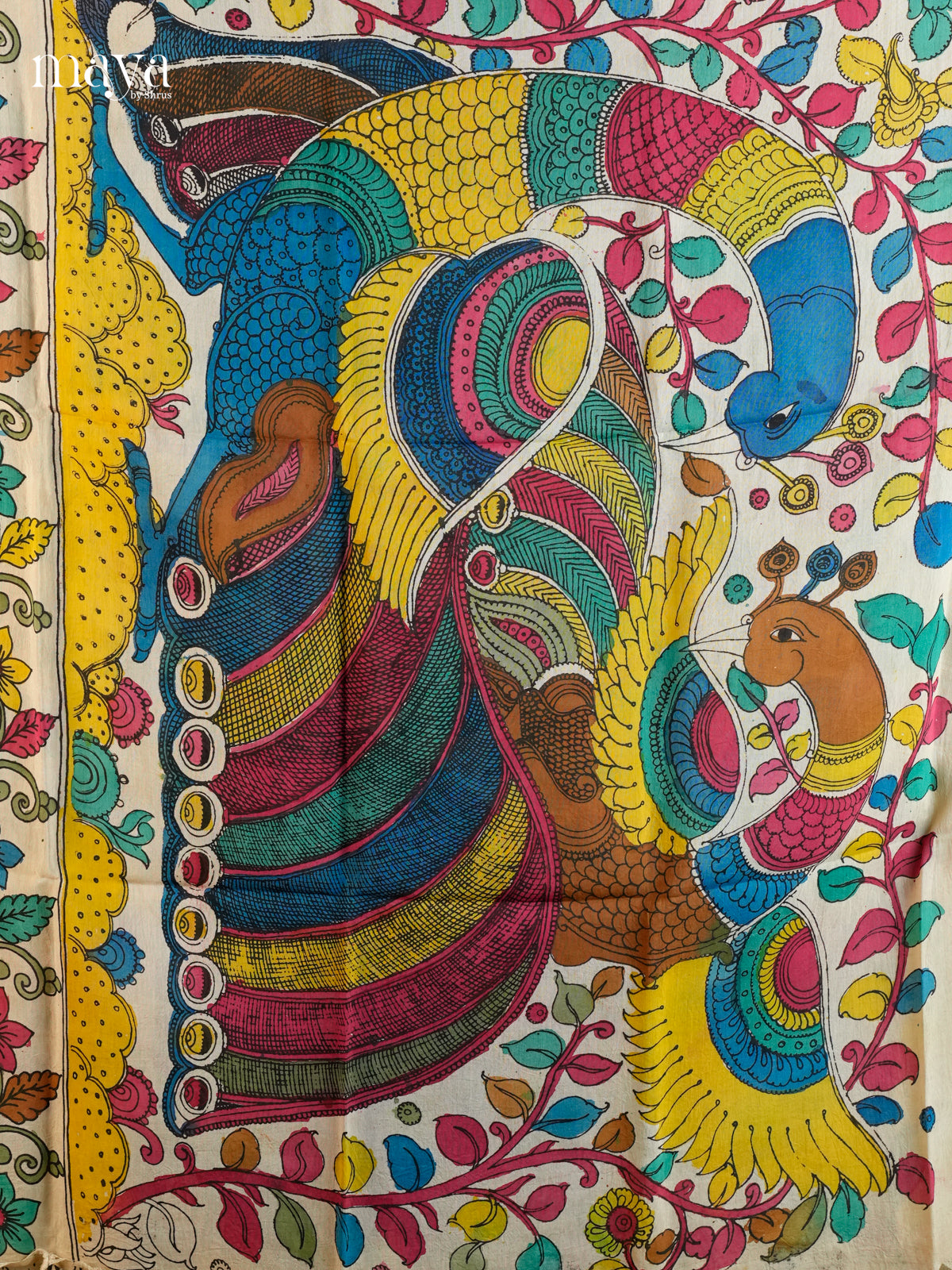 MEA24112-Penkalamkari Dupatta