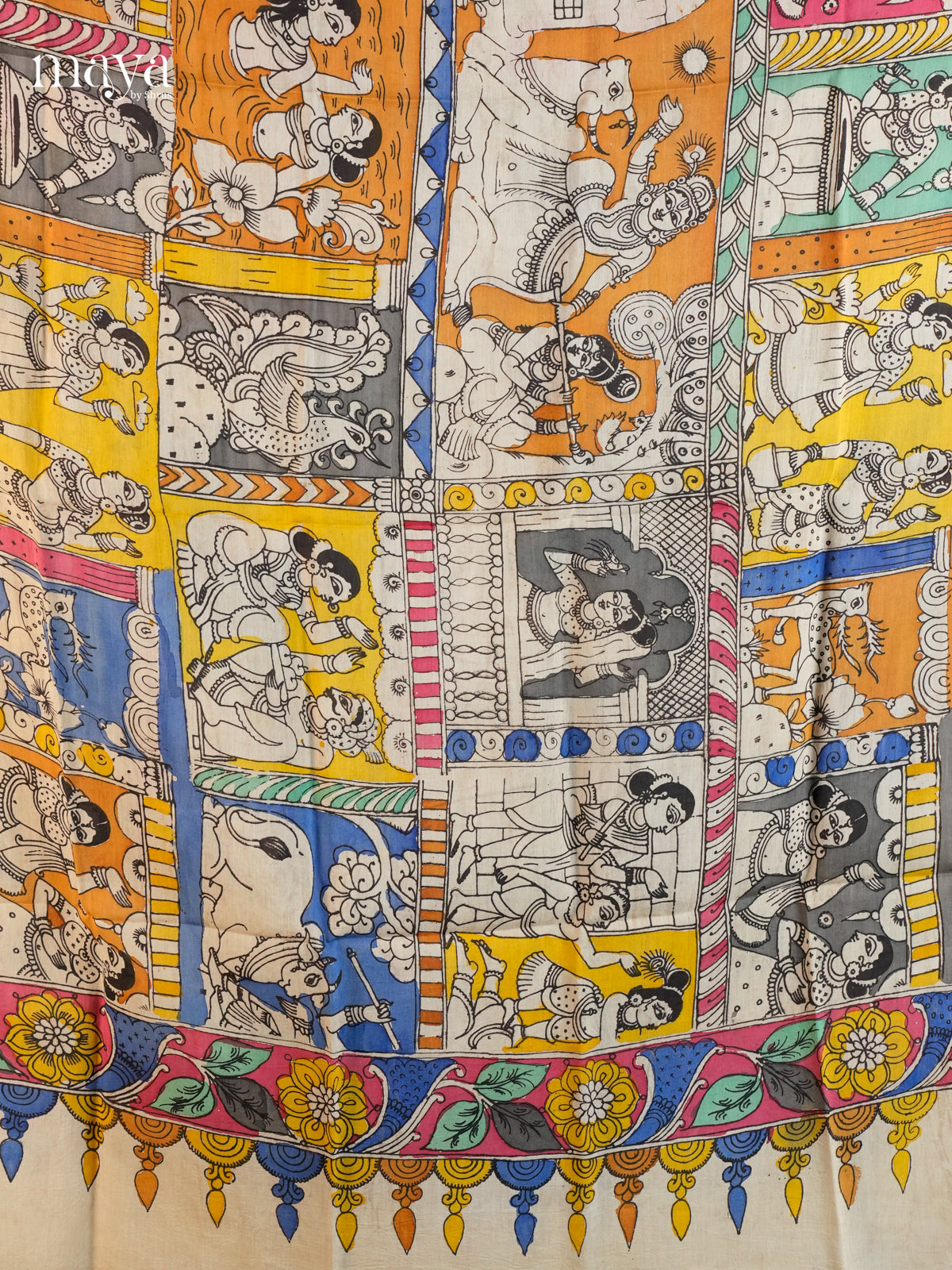 MEA24119-Penkalamkari Dupatta
