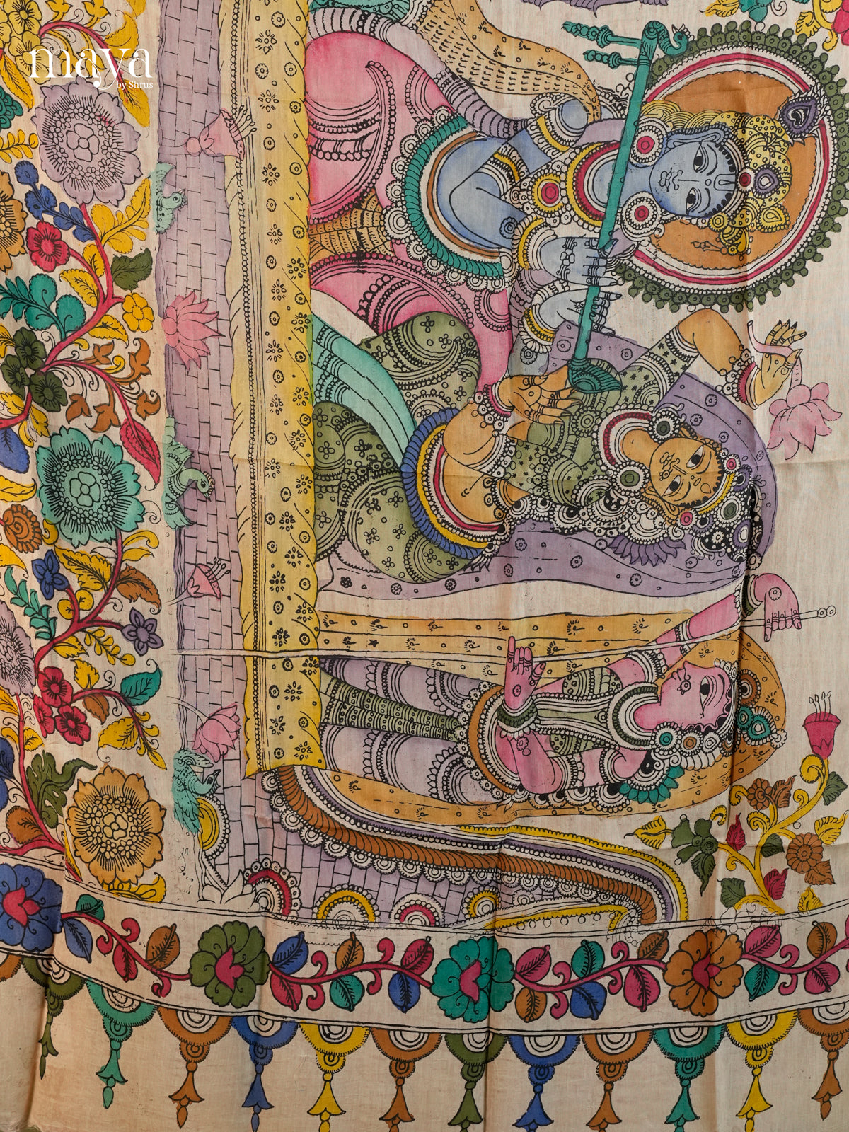 MEA24120-Penkalamkari Dupatta