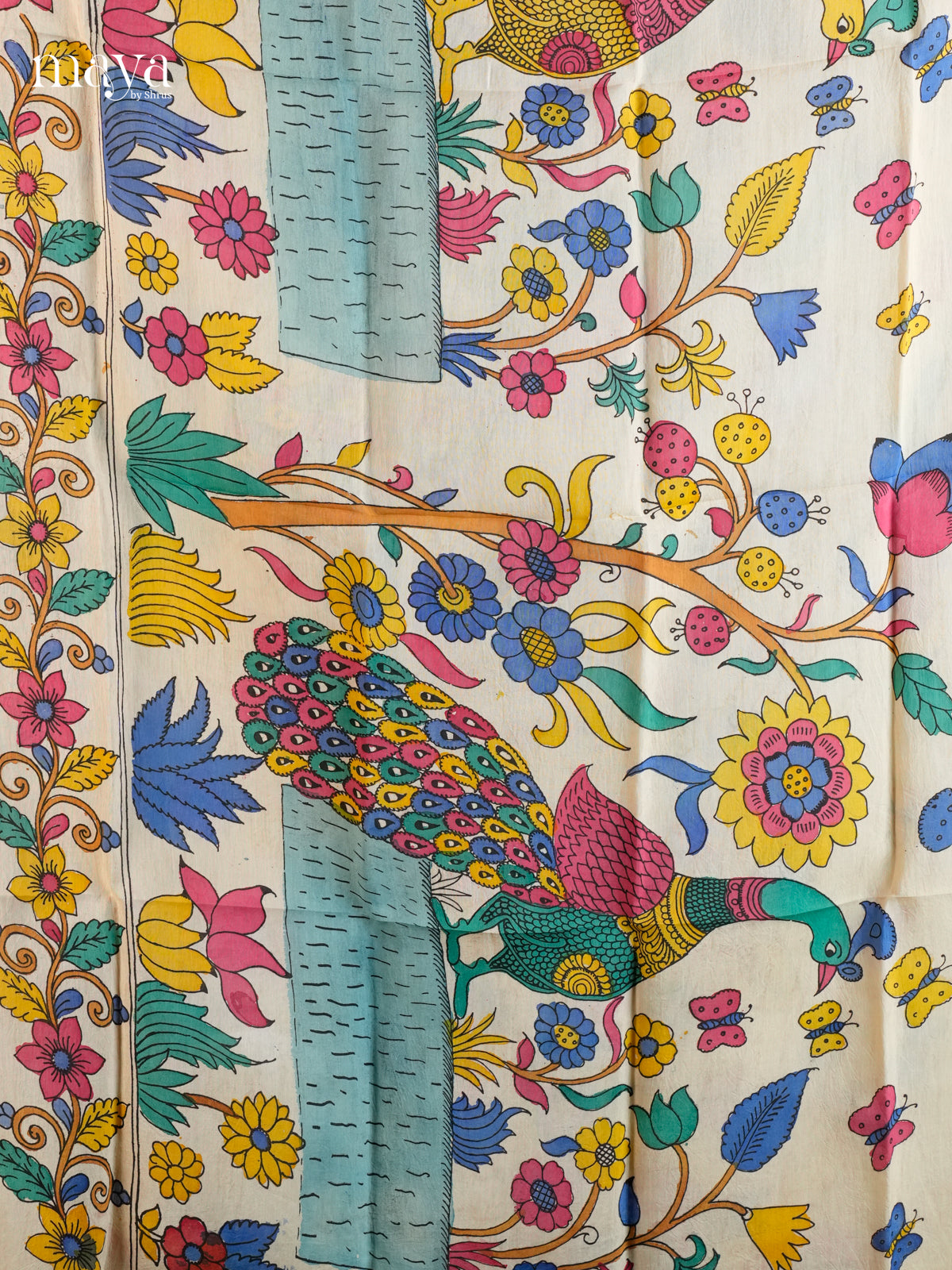MEA24134-Penkalamkari Dupatta