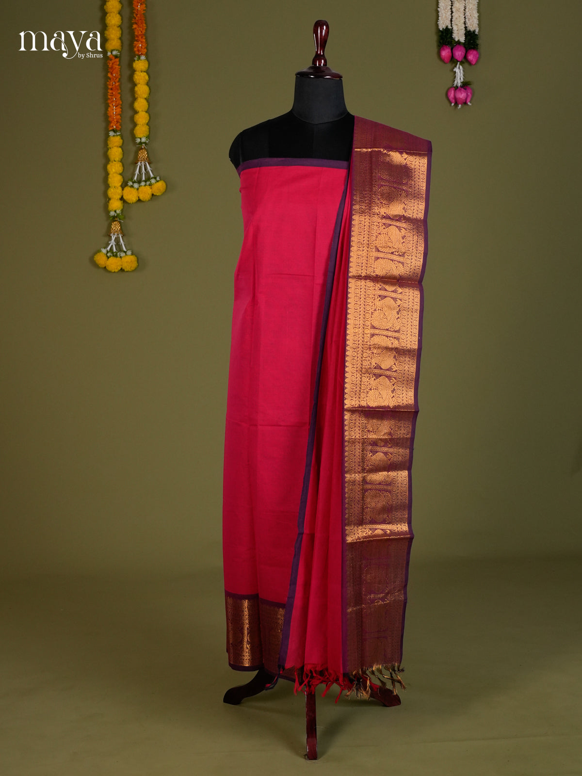 Narayanpet top & dupatta combo - MEB26008