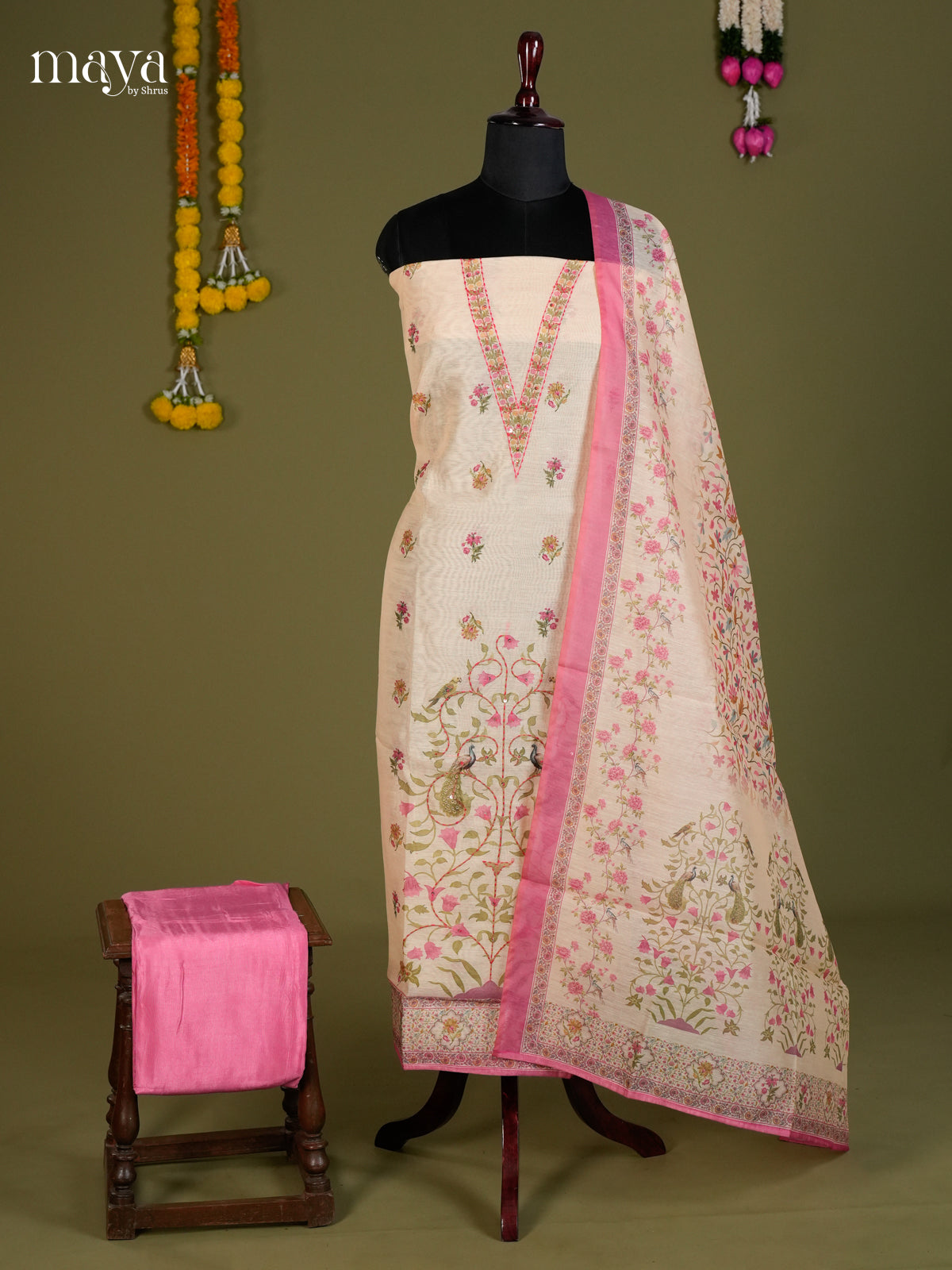 Chanderi salwar - MEC05015