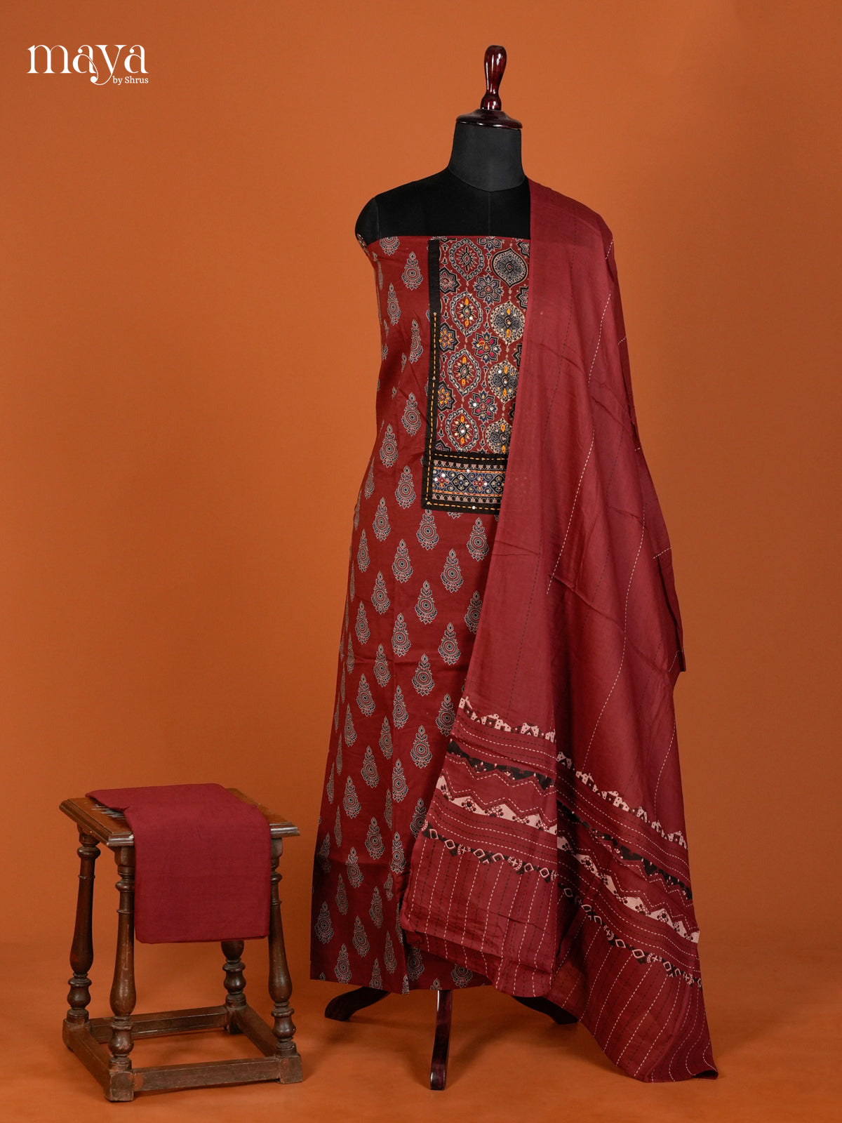 Ajrakh Salwar - MEC05034