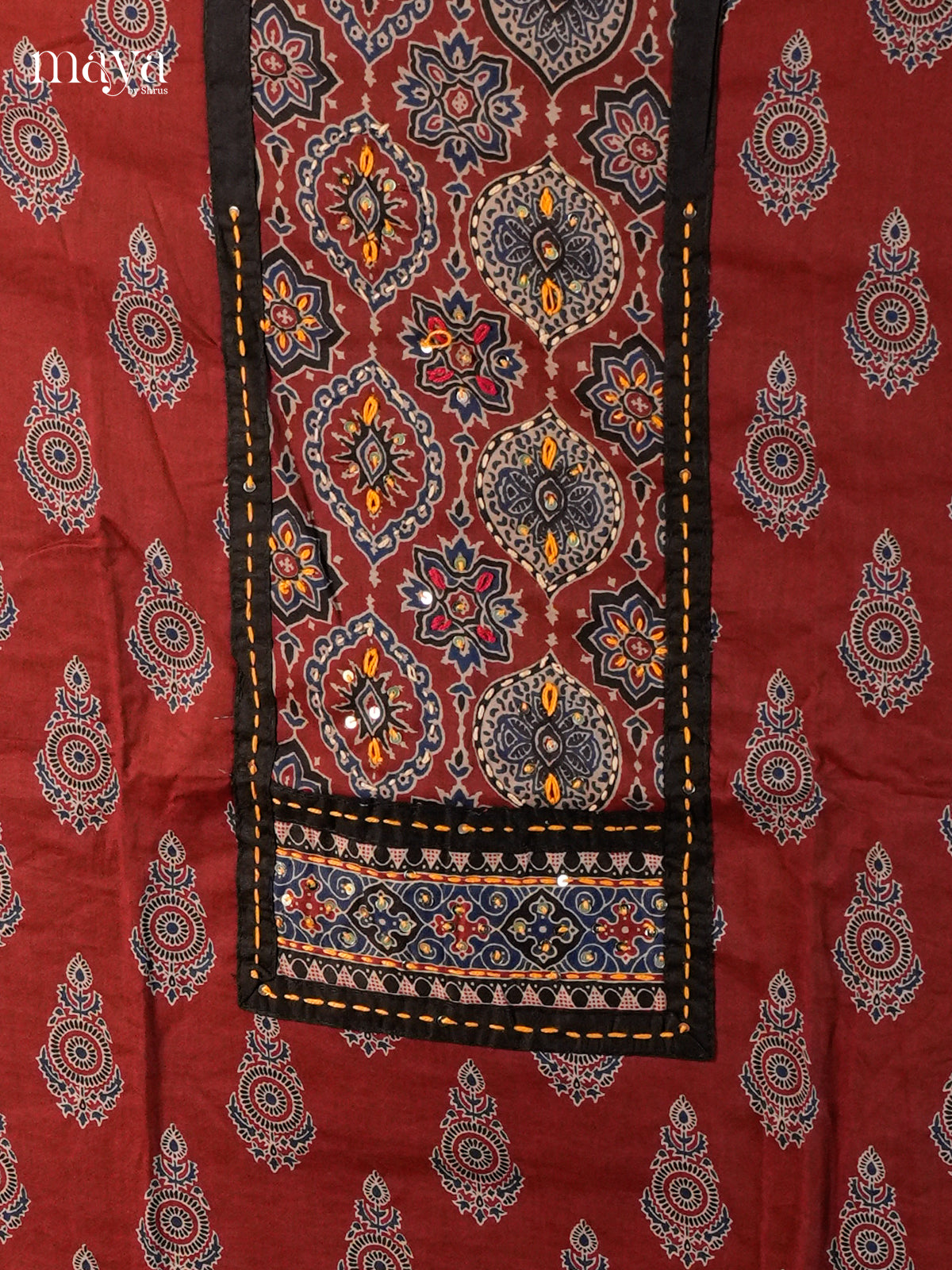 Ajrakh Salwar - MEC05034