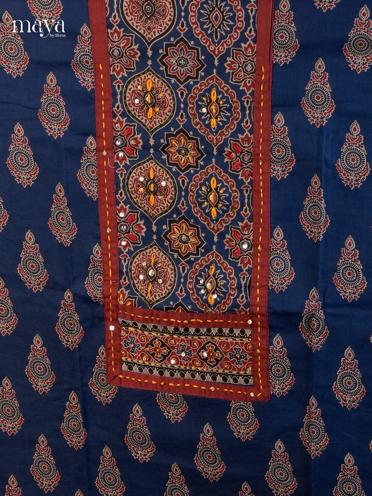 Ajrakh Salwar - MEC05037