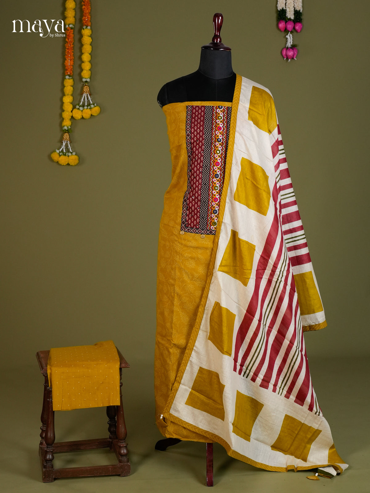 Ajrakh Salwar - MEC05087