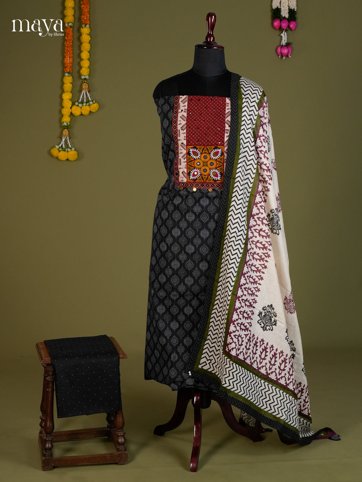 Ajrakh Salwar - MEC05098