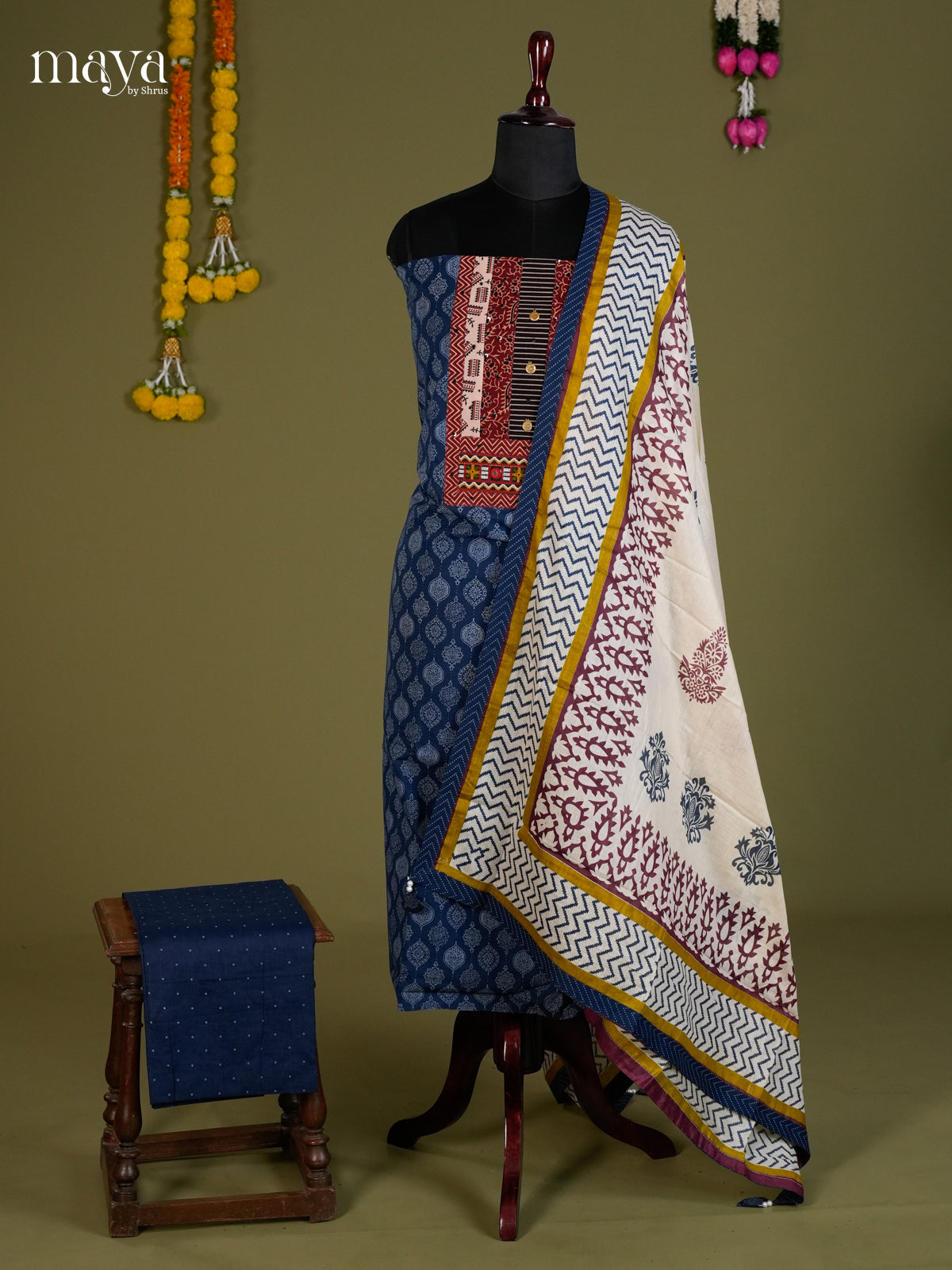 Ajrakh Salwar - MEC05099