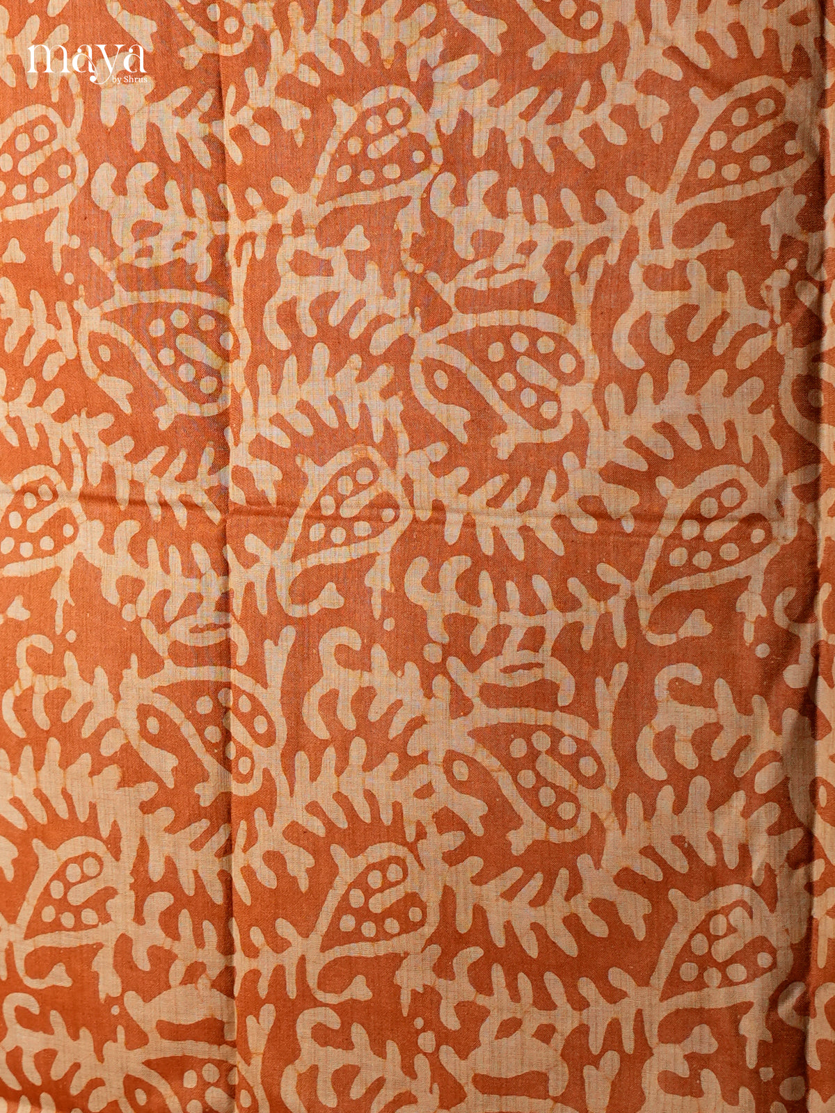 Orange & Brown - Bhatik salwar - MEC13007