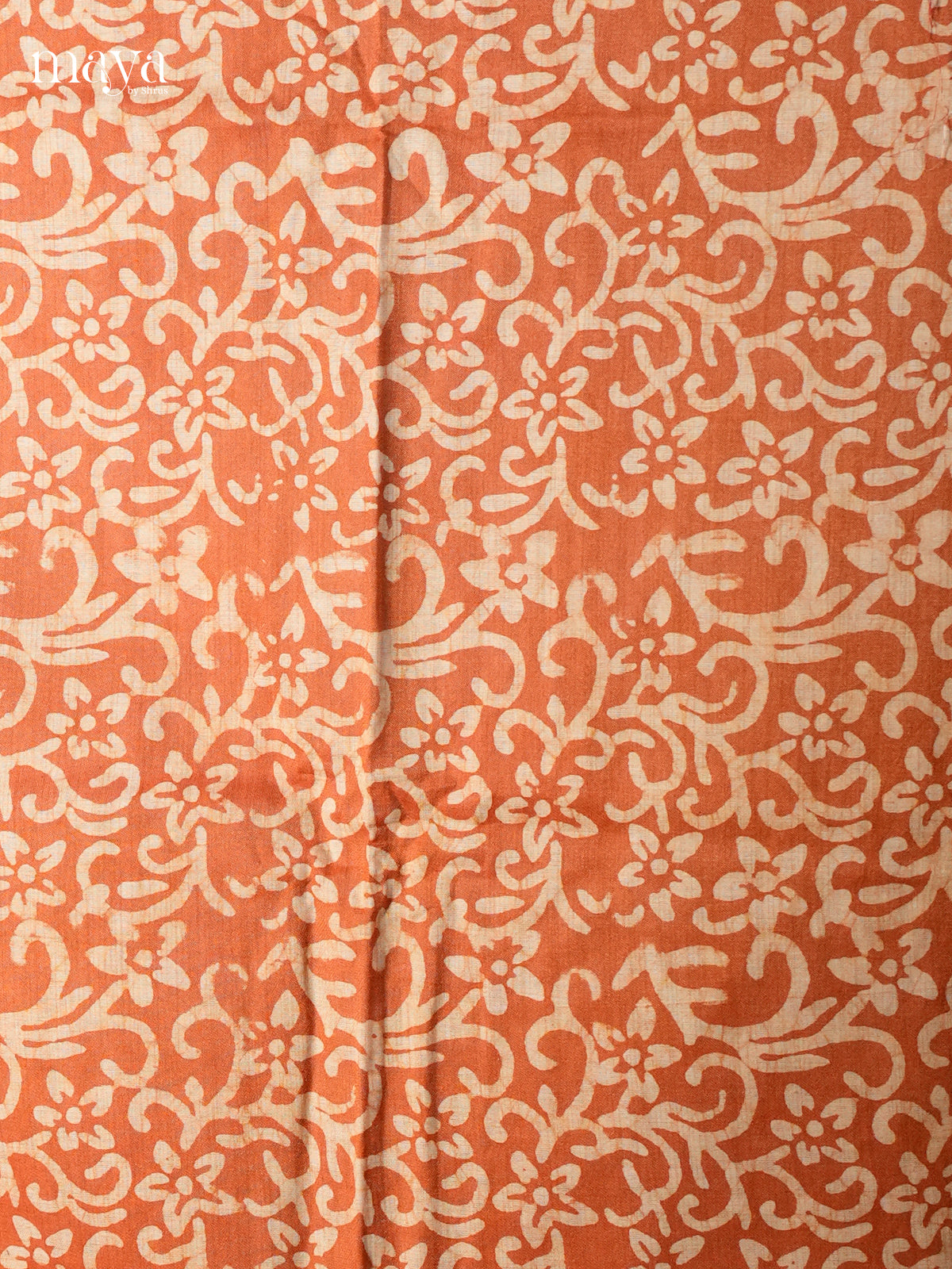 Orange & Blue- Bhatik salwar - MEC13036