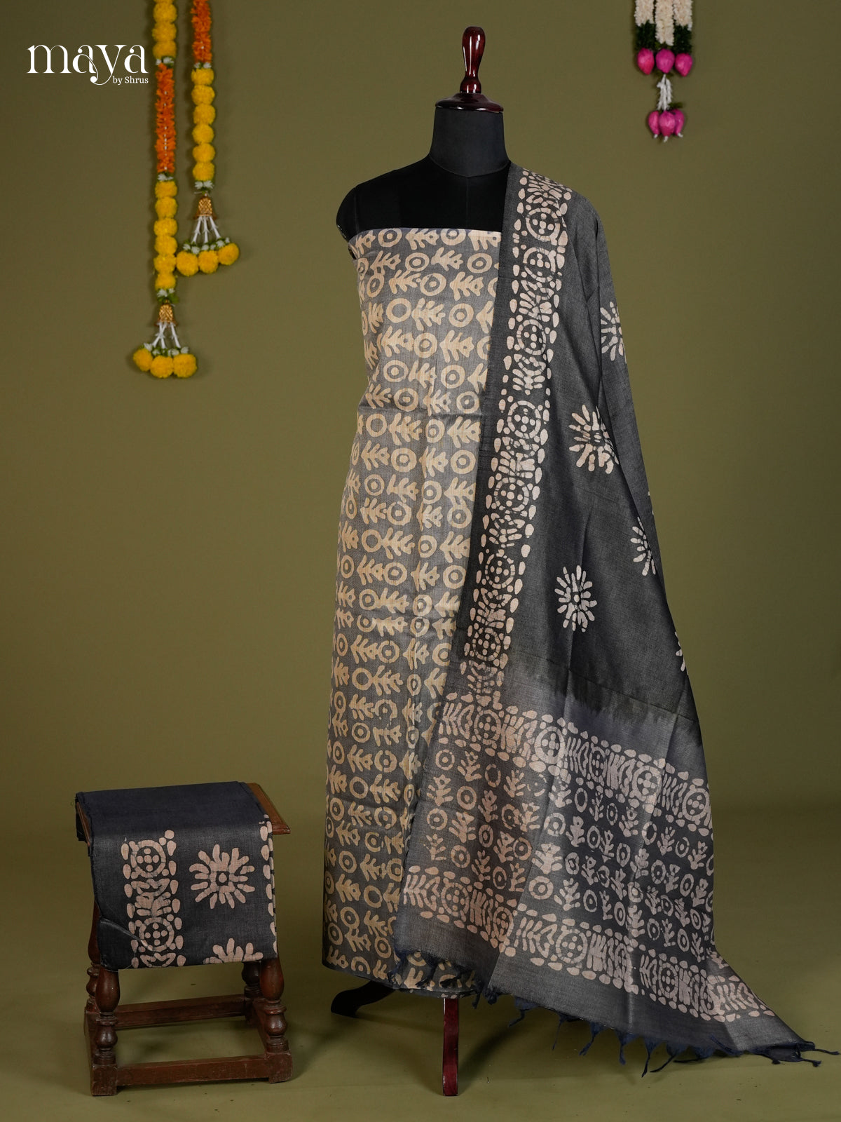 Grey - Bhatik salwar - MEC13056