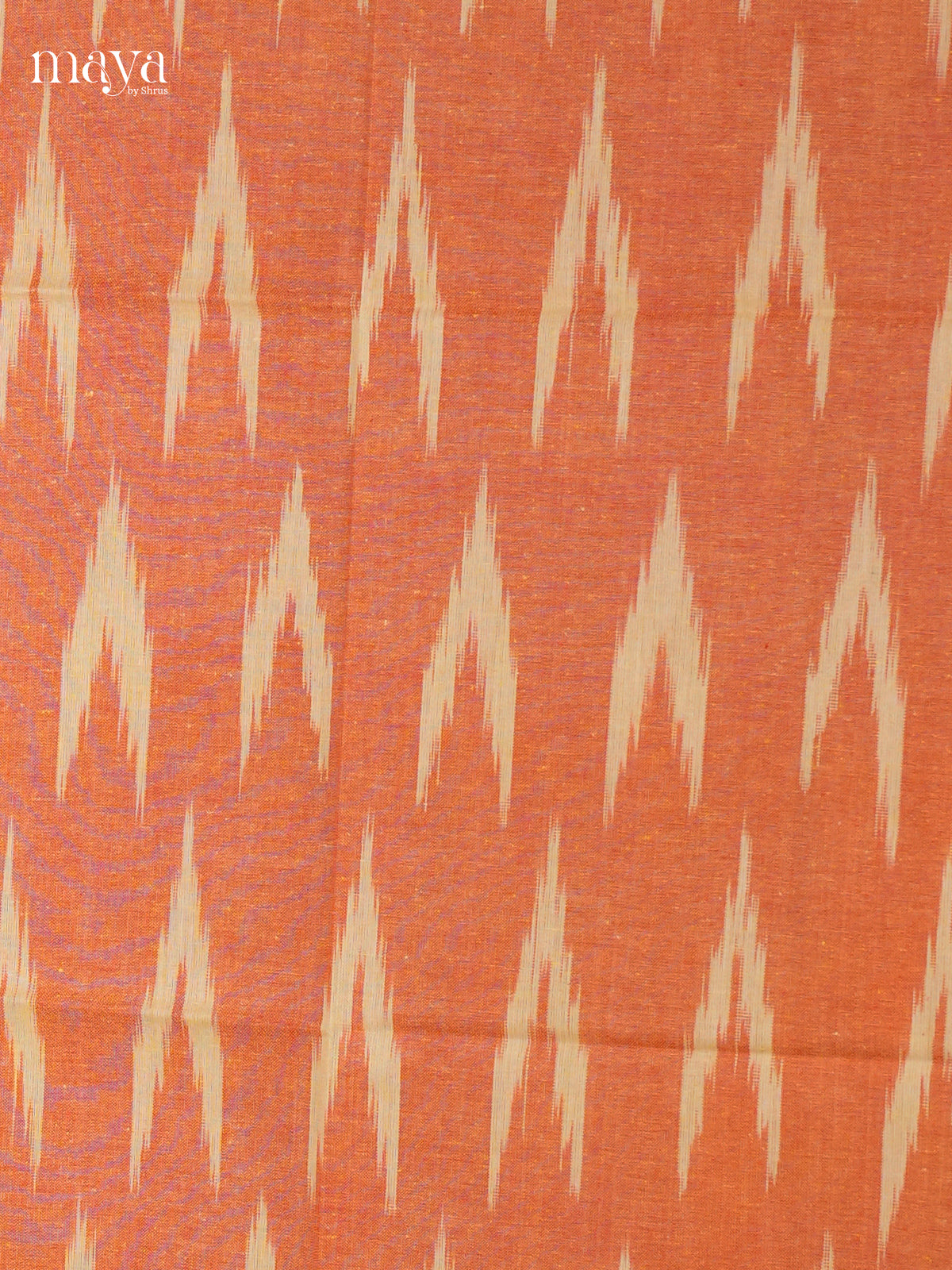 Orange & cream - Ikkat Salwar - MEC18010