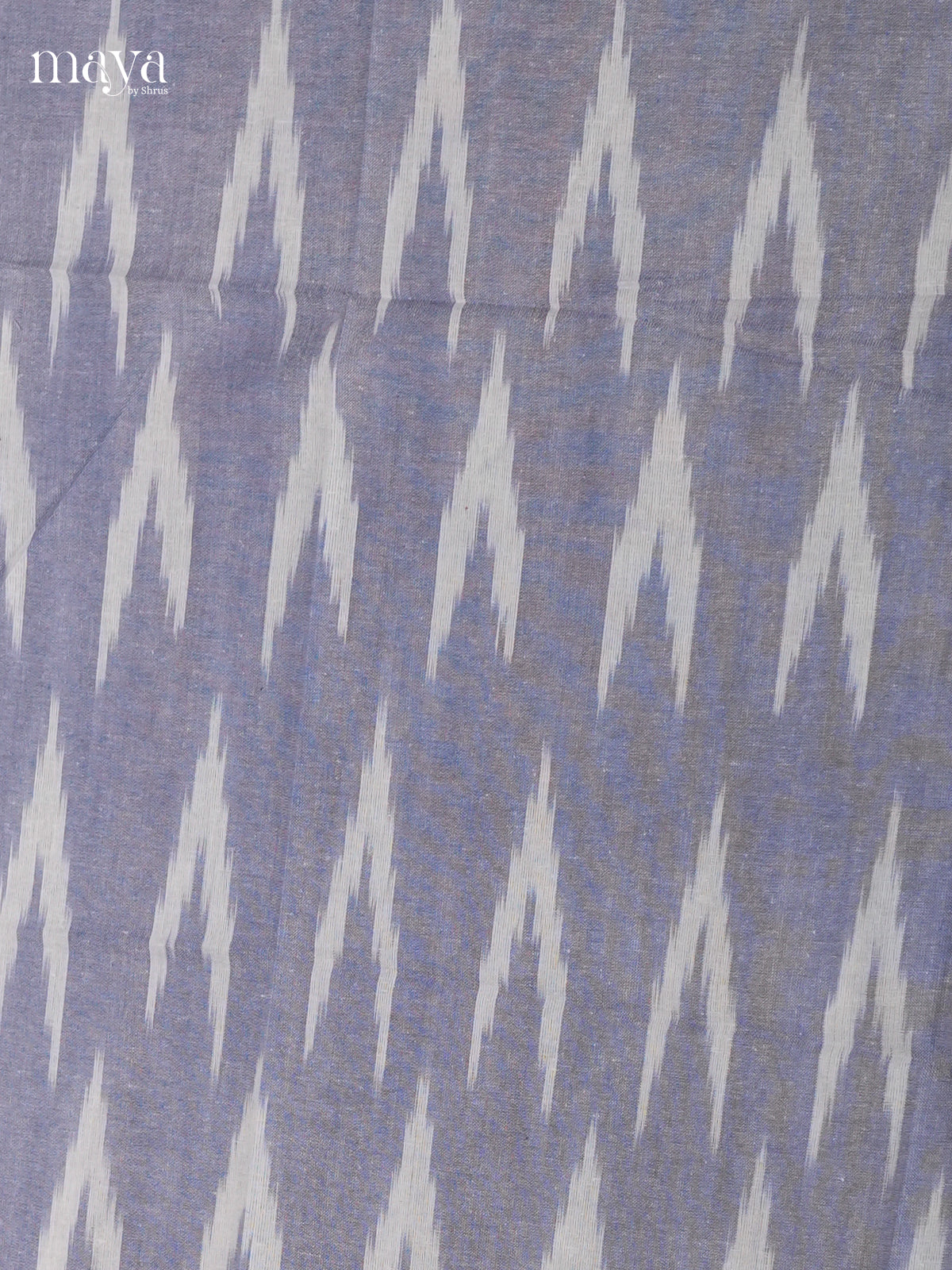 Greyish Blue & White - Ikkat Salwar - MEC18042
