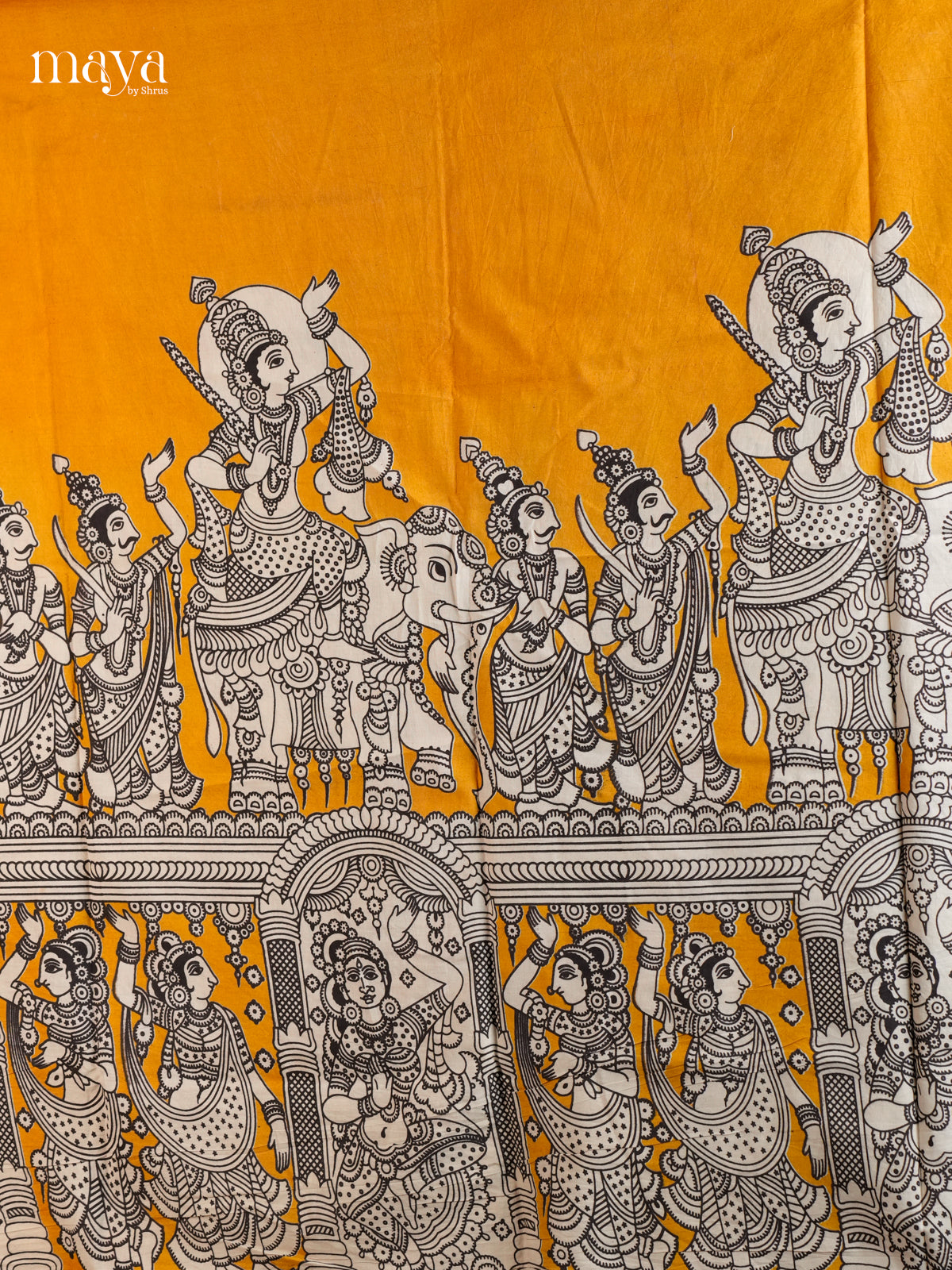 kalamkari Salwar Unstitch - MED07001