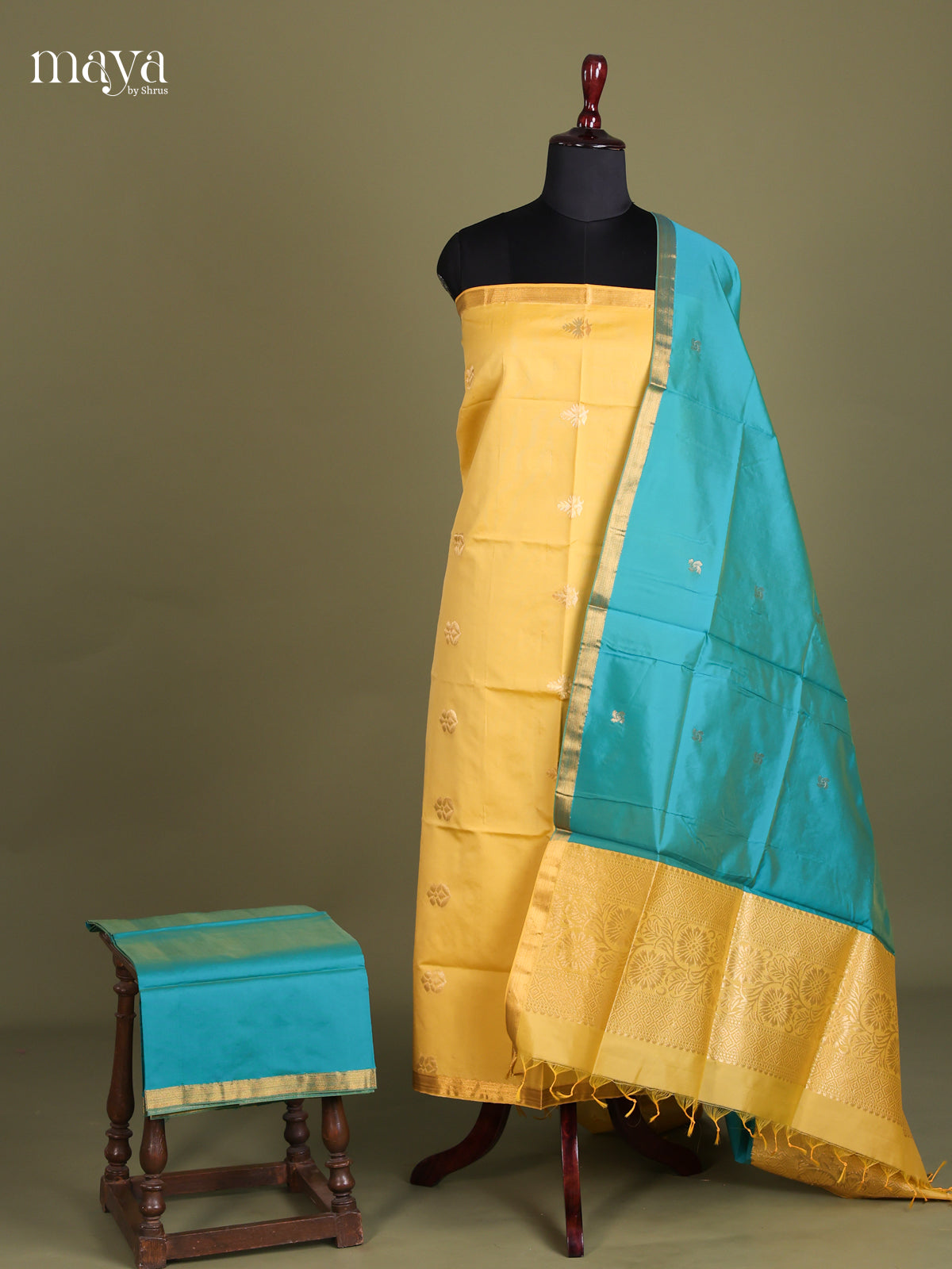 semi softsilk salwar - MEE22001