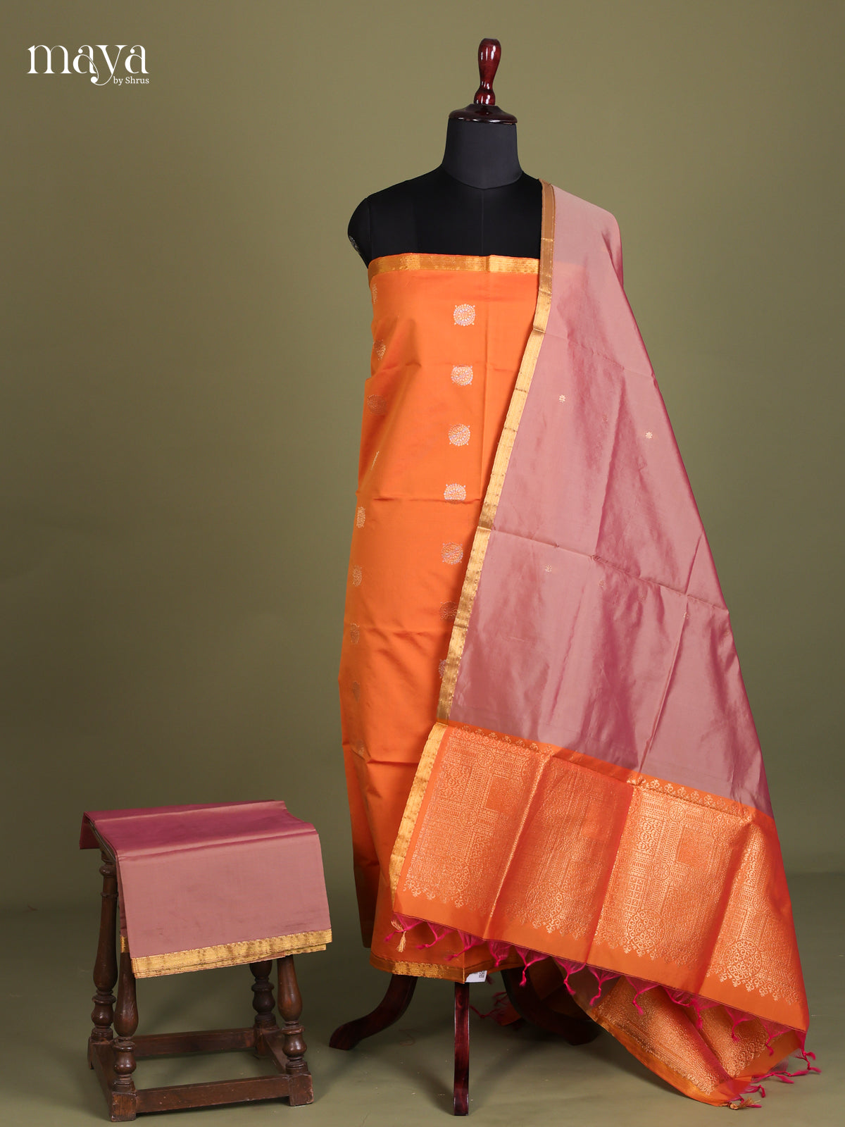 semi softsilk salwar - MEE22003