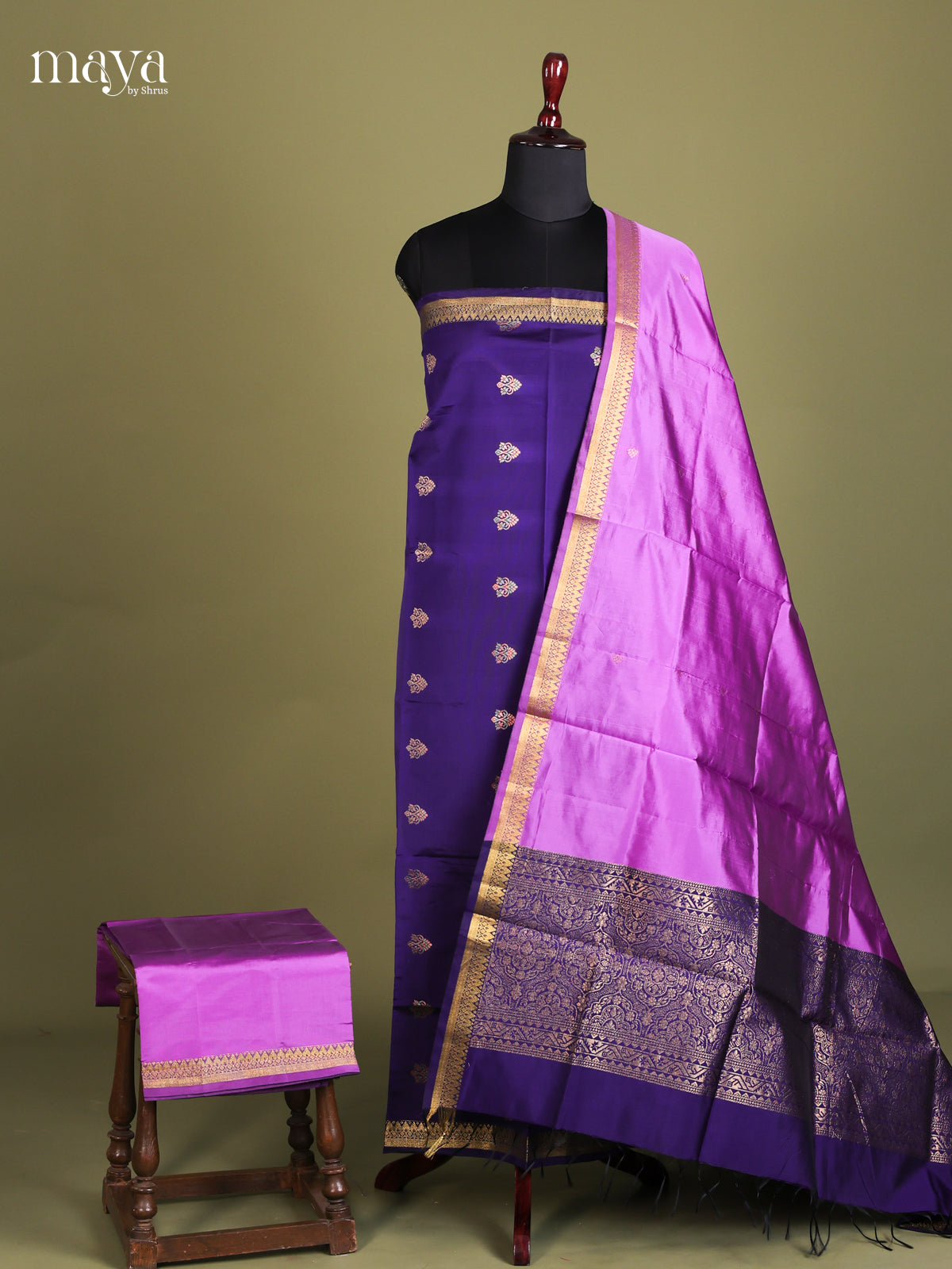 semi softsilk salwar - MEE22004