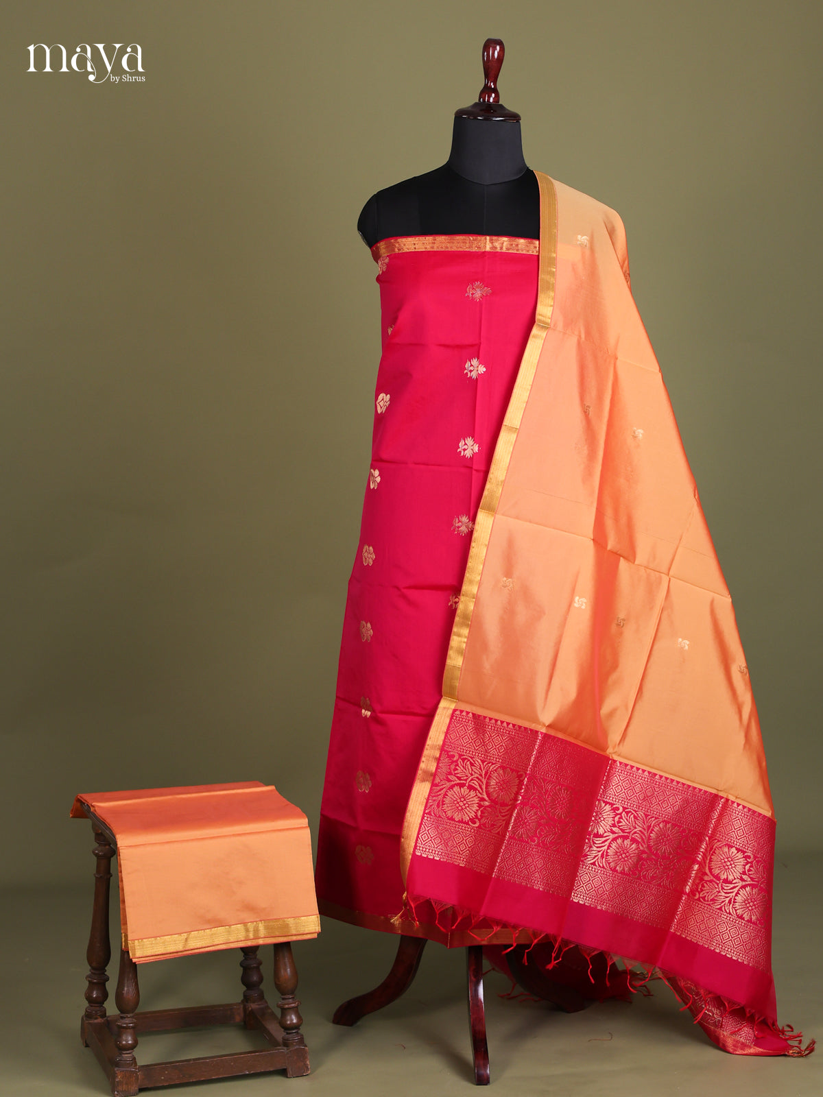 semi softsilk salwar - MEE22005