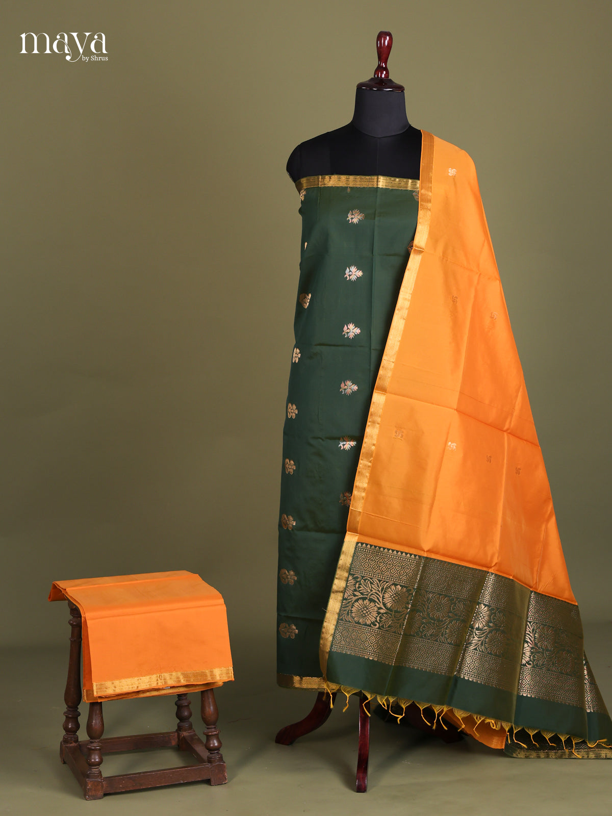 semi softsilk salwar - MEE22008