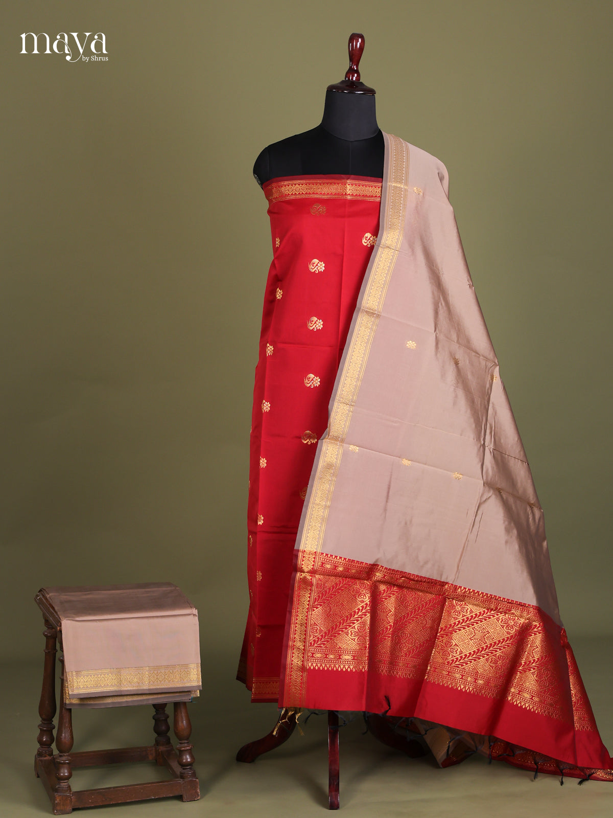 semi softsilk salwar - MEE22015