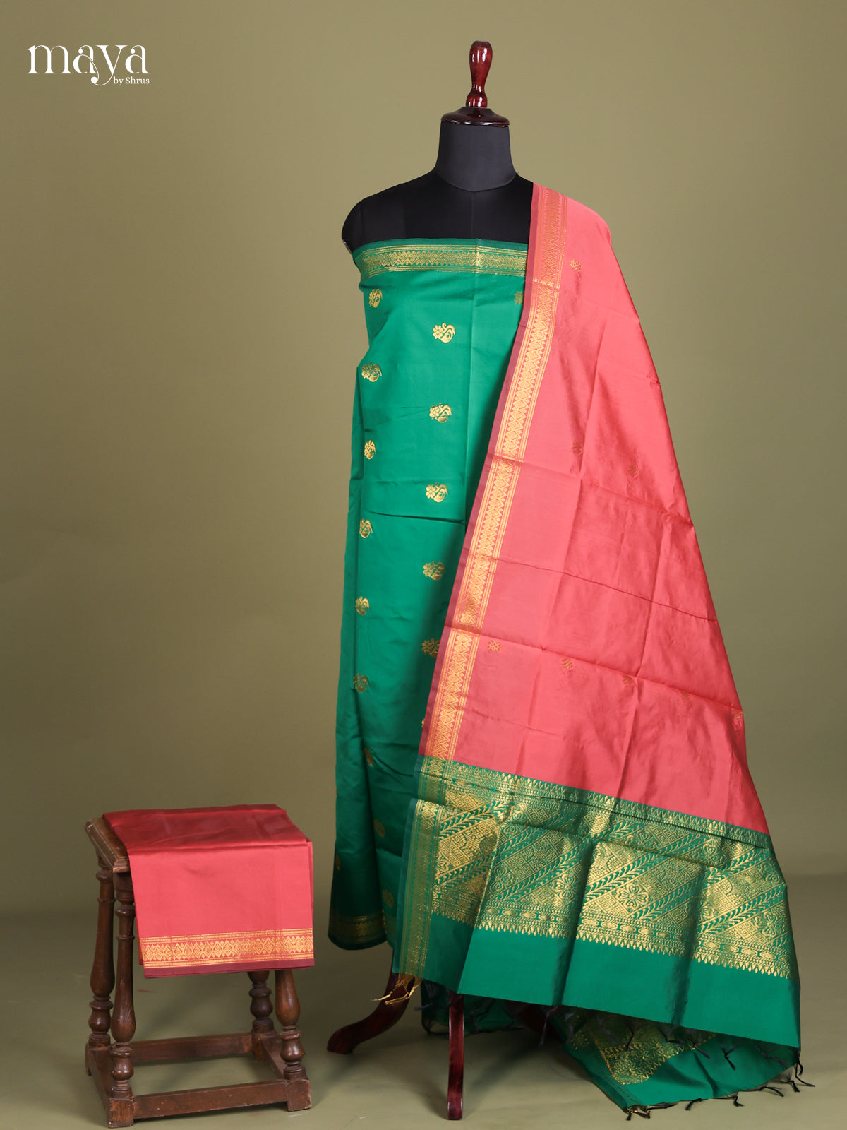 semi softsilk salwar - MEE22018