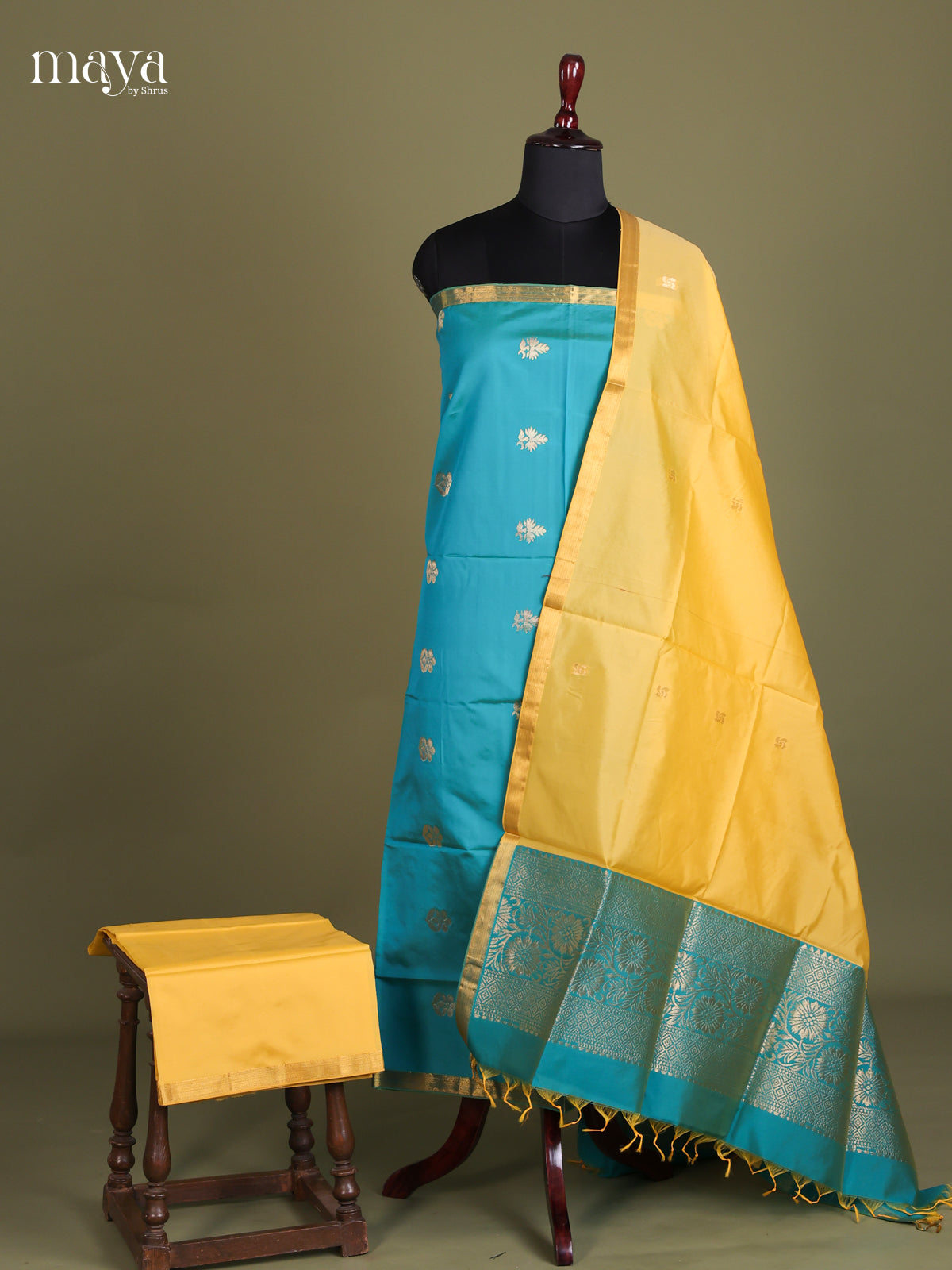 semi softsilk salwar - MEE22021