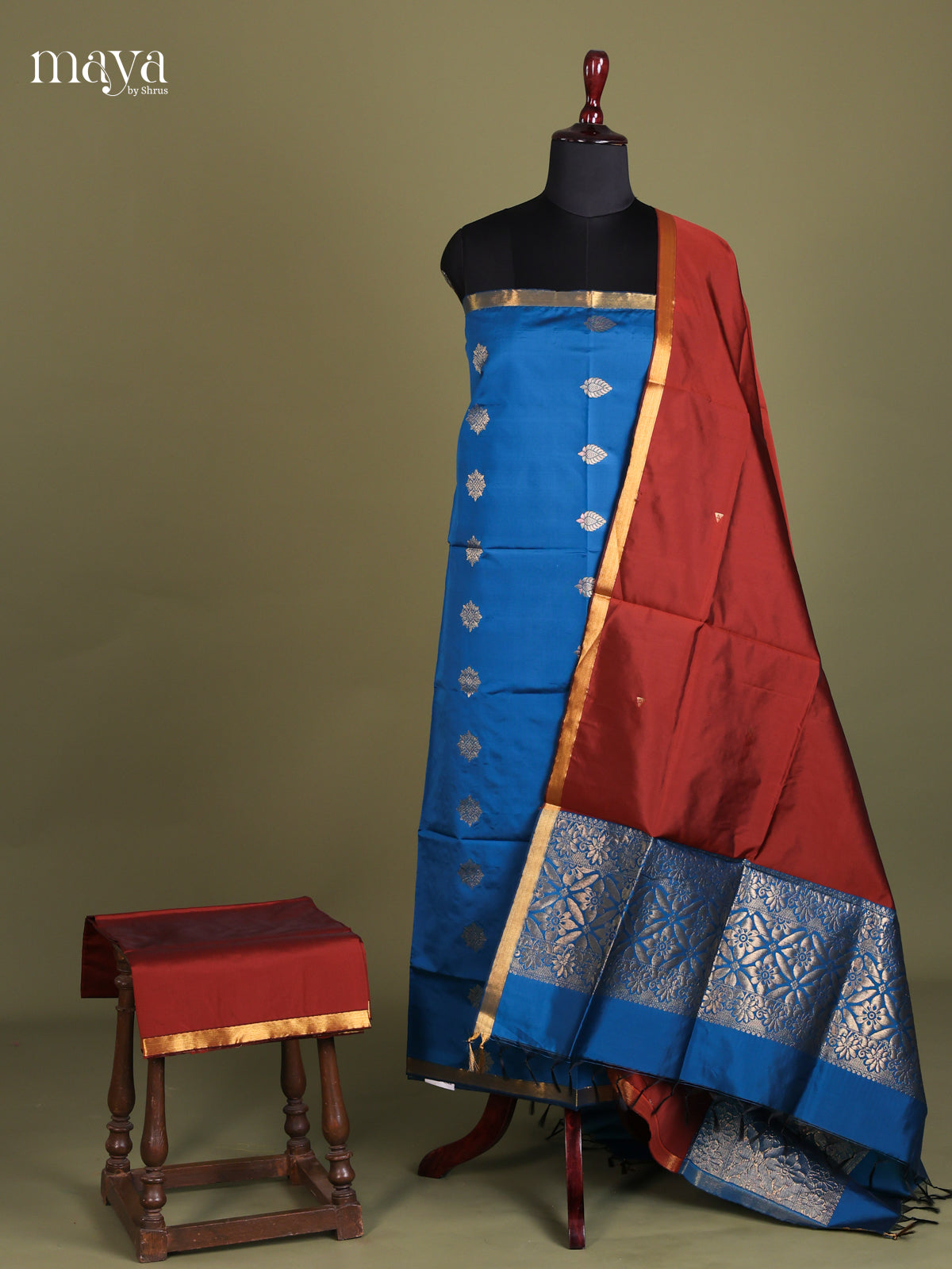 semi softsilk salwar - MEE22024