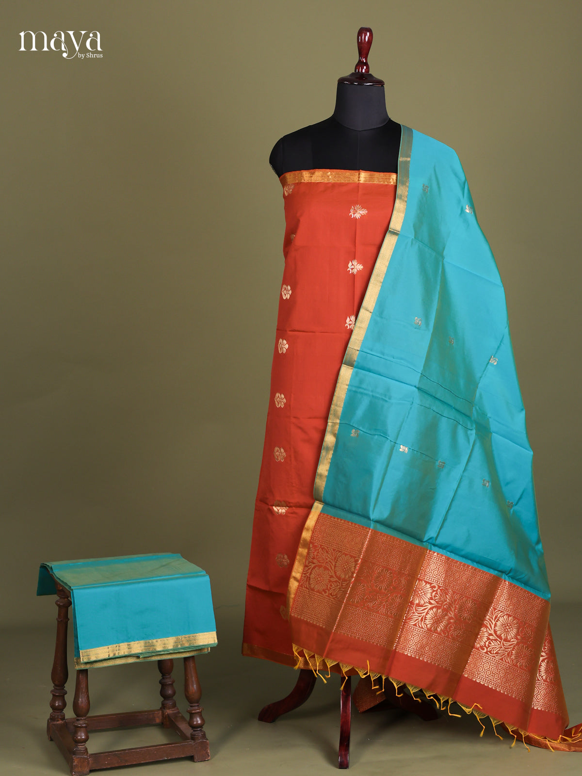 semi softsilk salwar - MEE22032