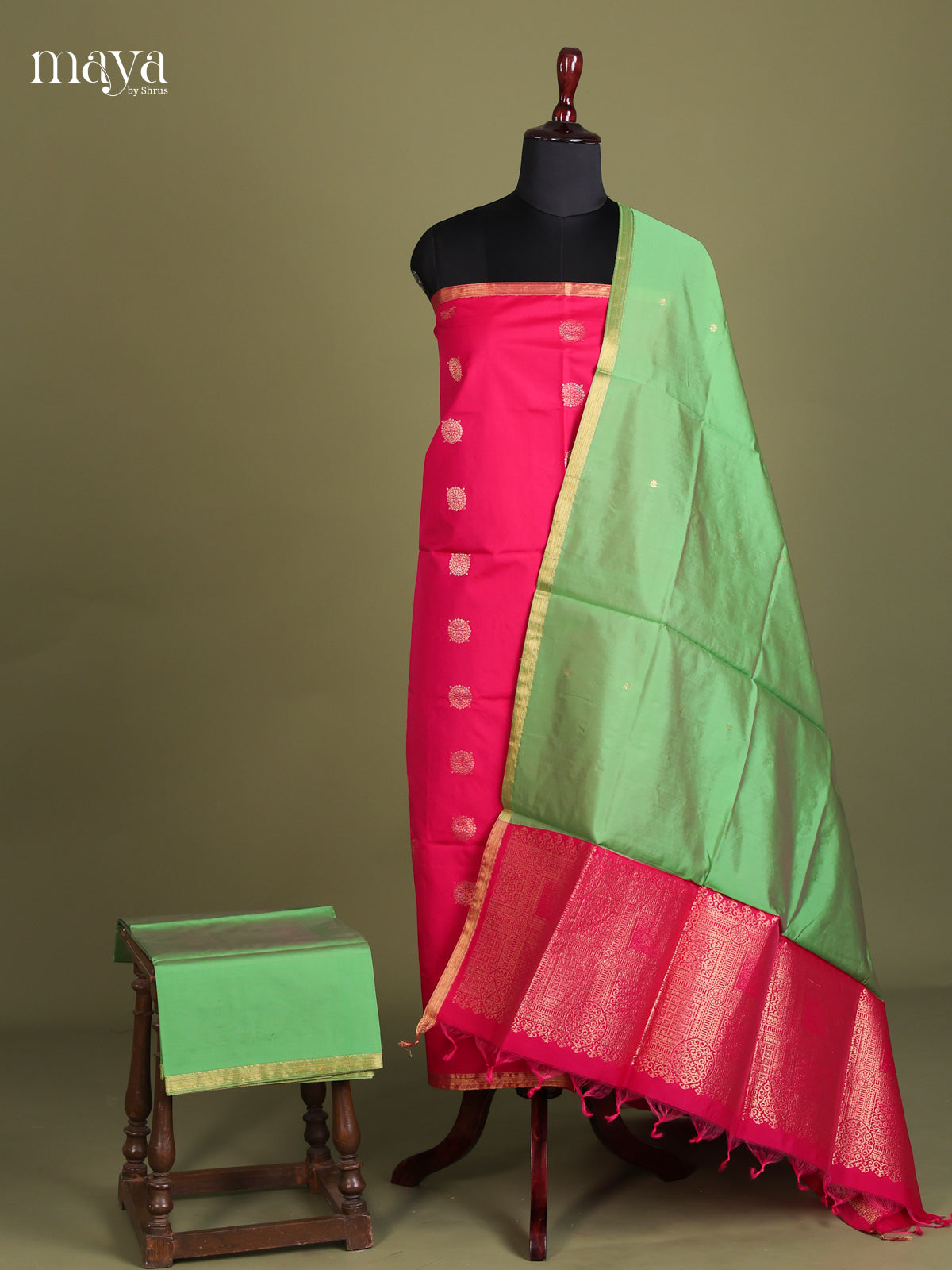 semi softsilk salwar - MEE22153