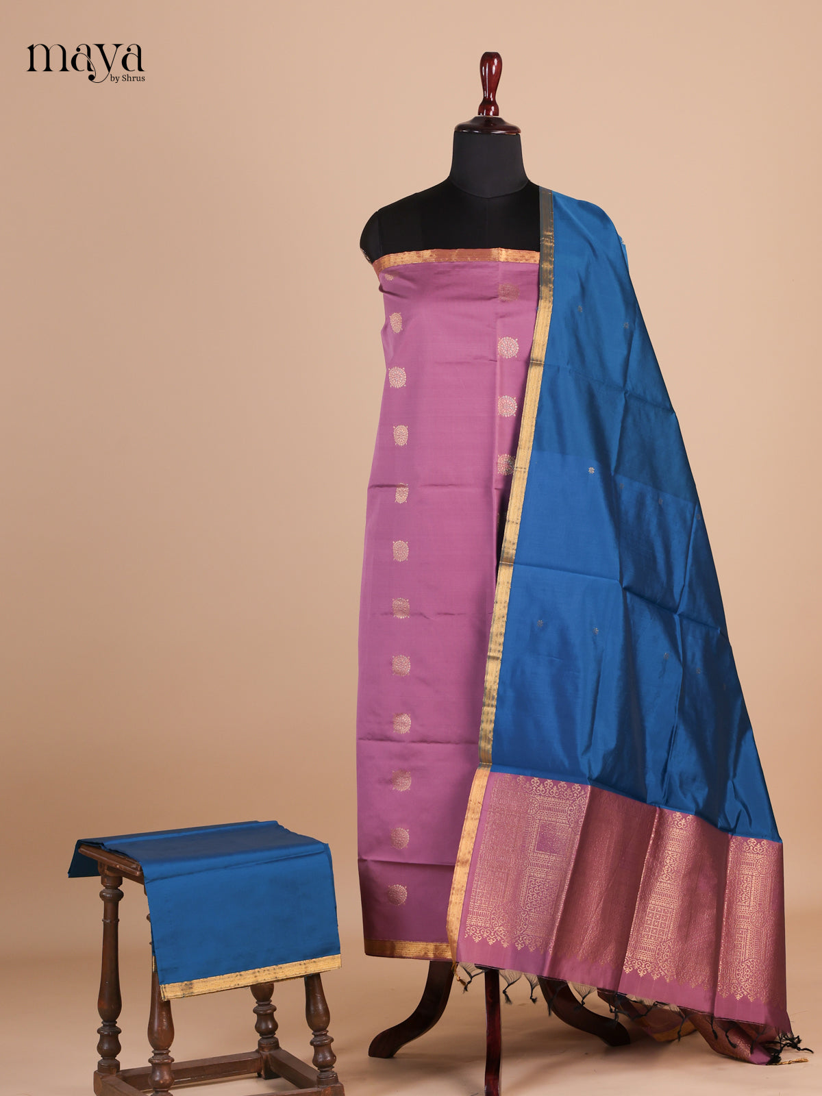 semi softsilk salwar - MEF27168