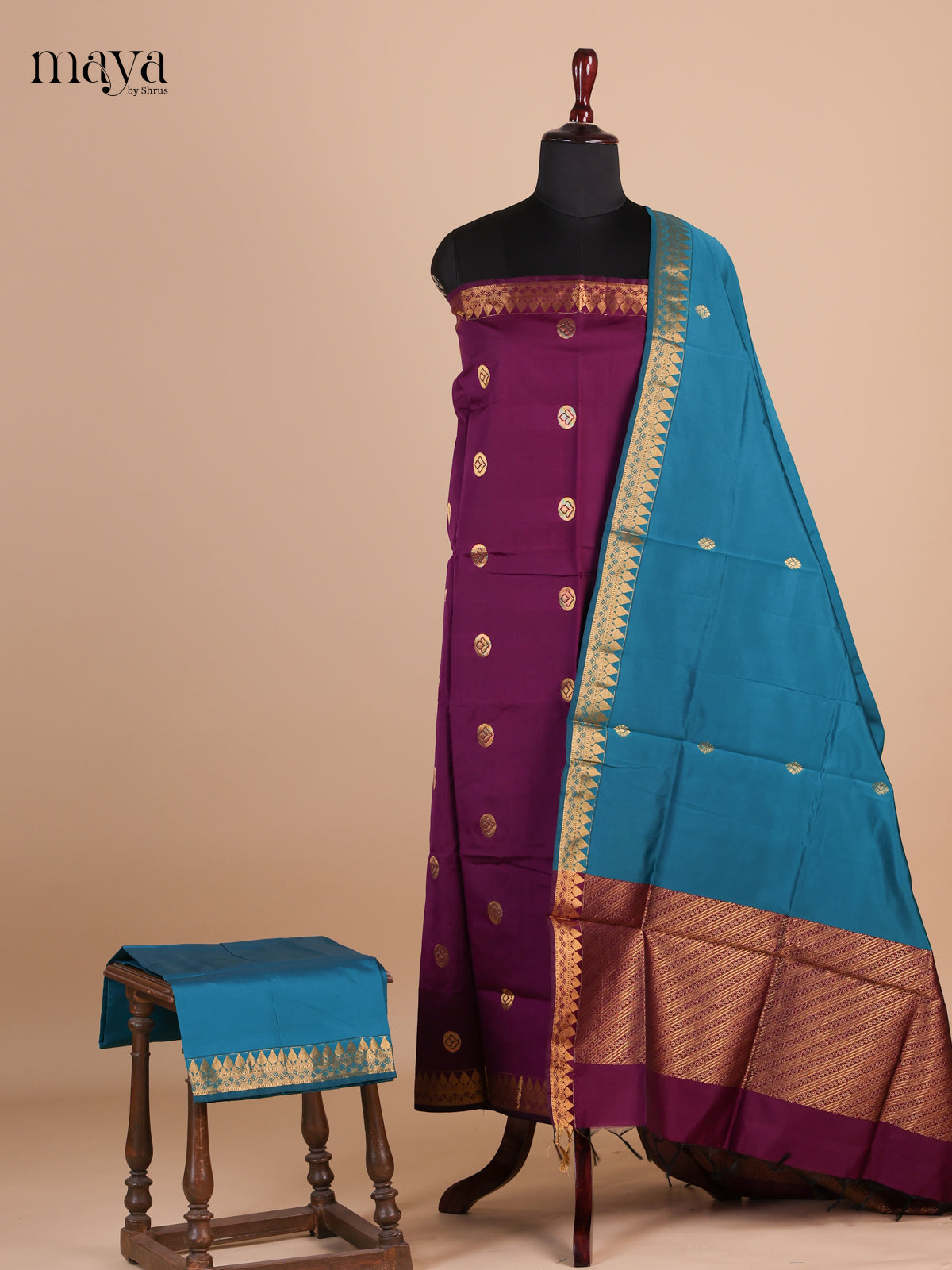 semi softsilk salwar - MEF27178