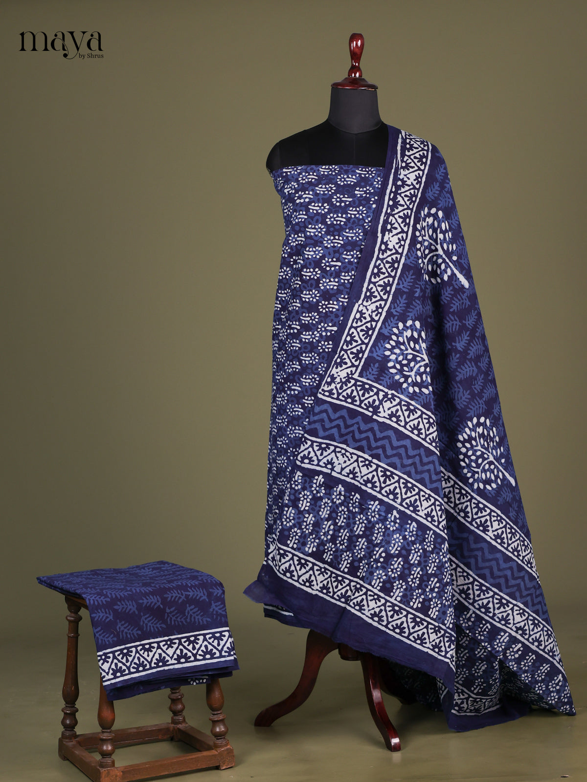 Blue - Cotton salwar