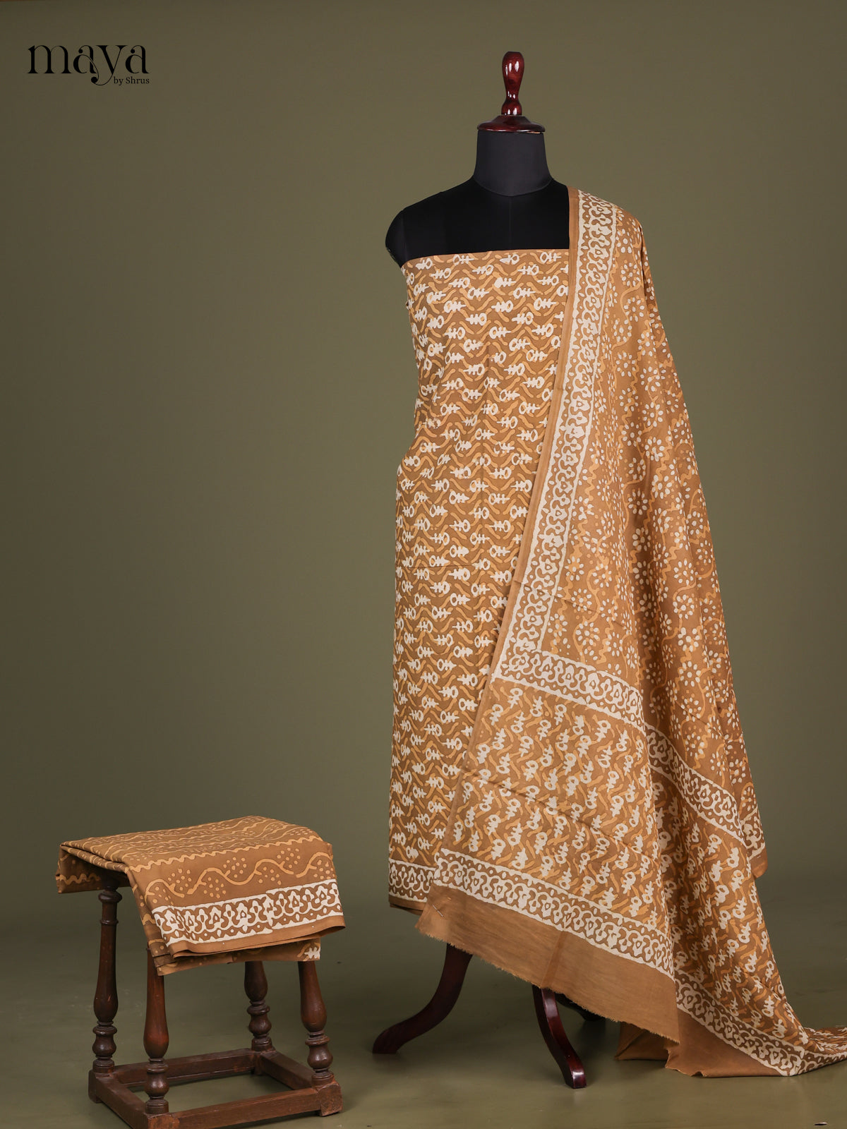 Brown - Cotton salwar