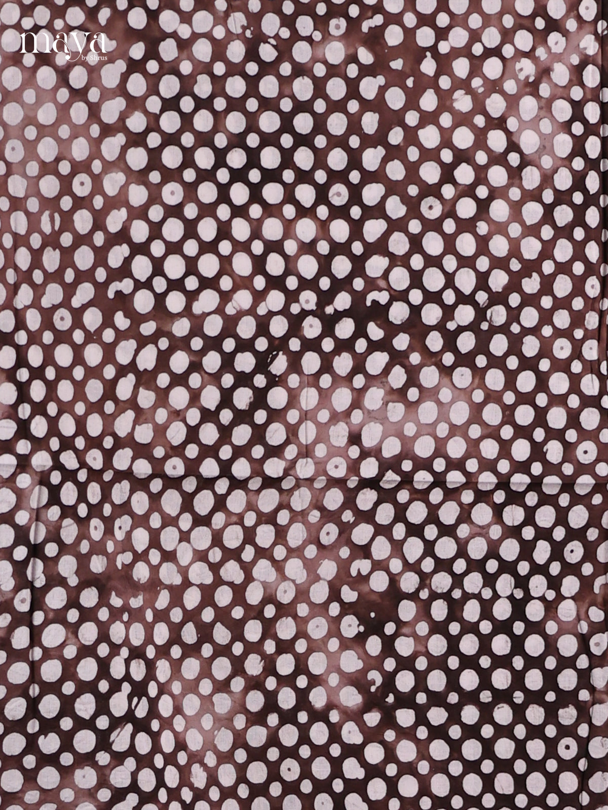 Brown & White - Cotton salwar