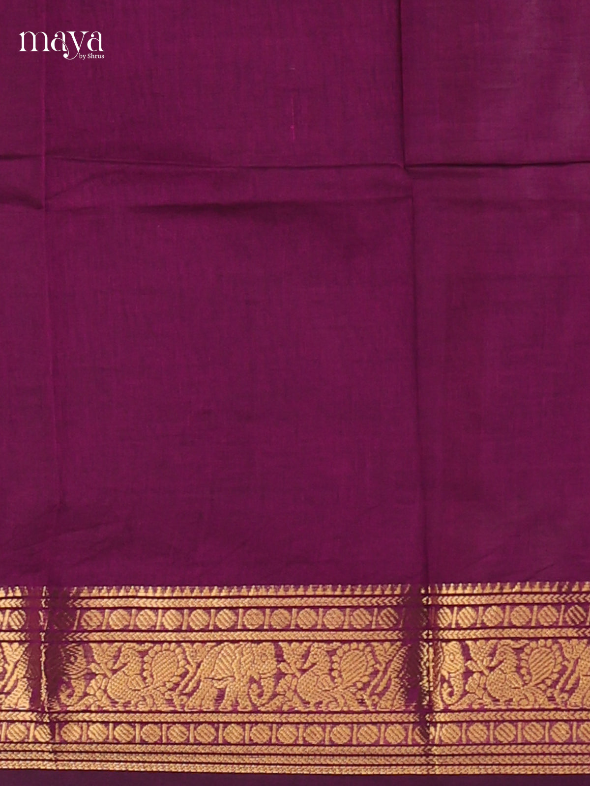 Purple - chettinad top & dupatta combo