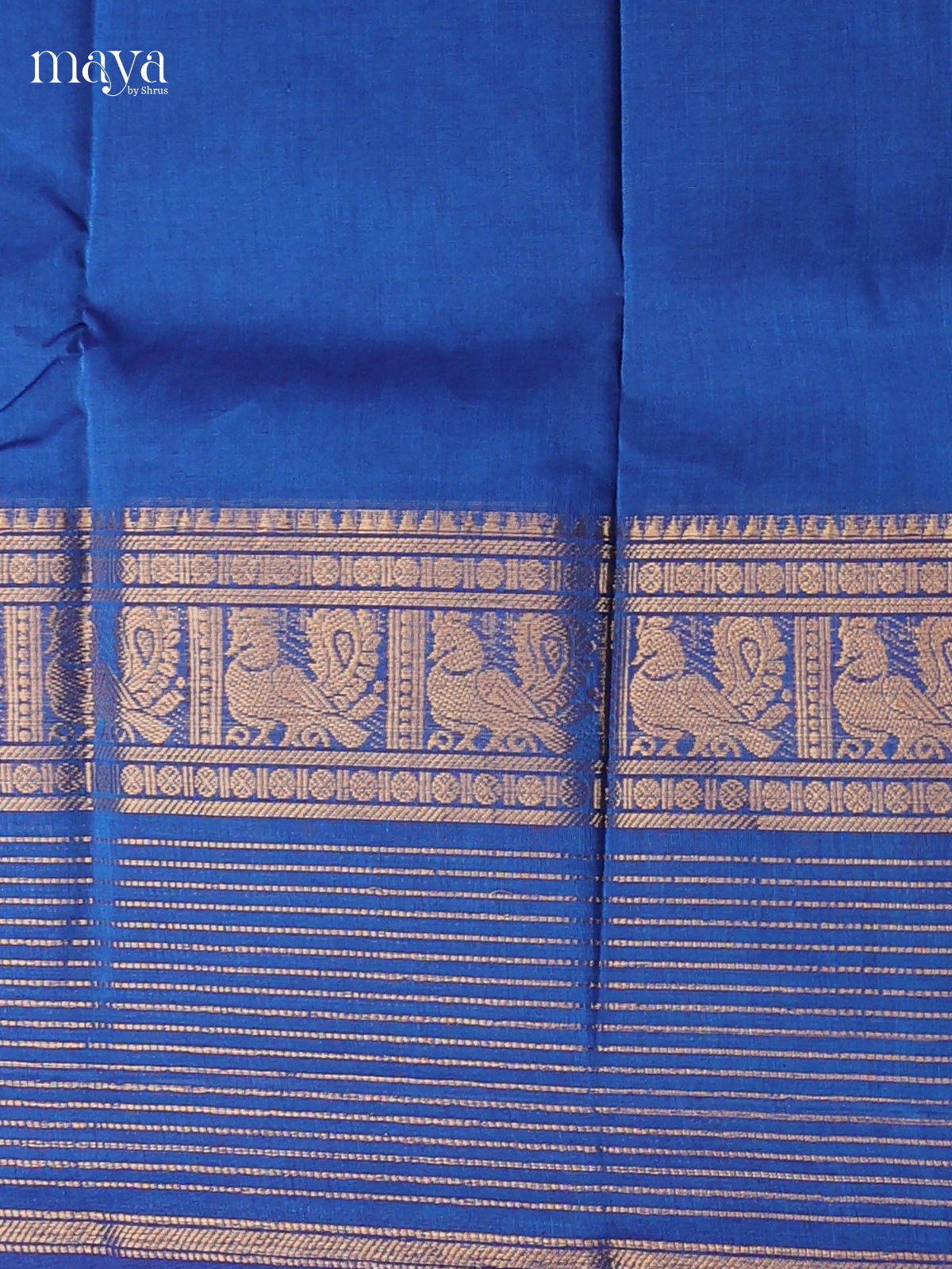 Blue - chettinad top & dupatta combo=