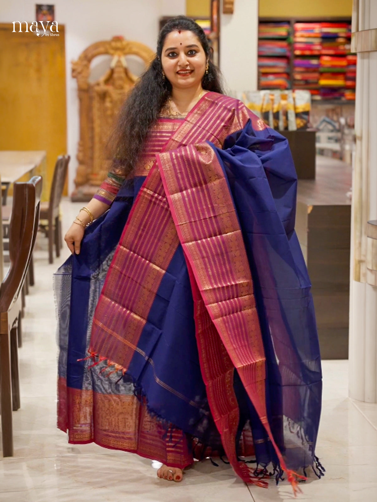 chettinad top & dupatta combo - MEG02020