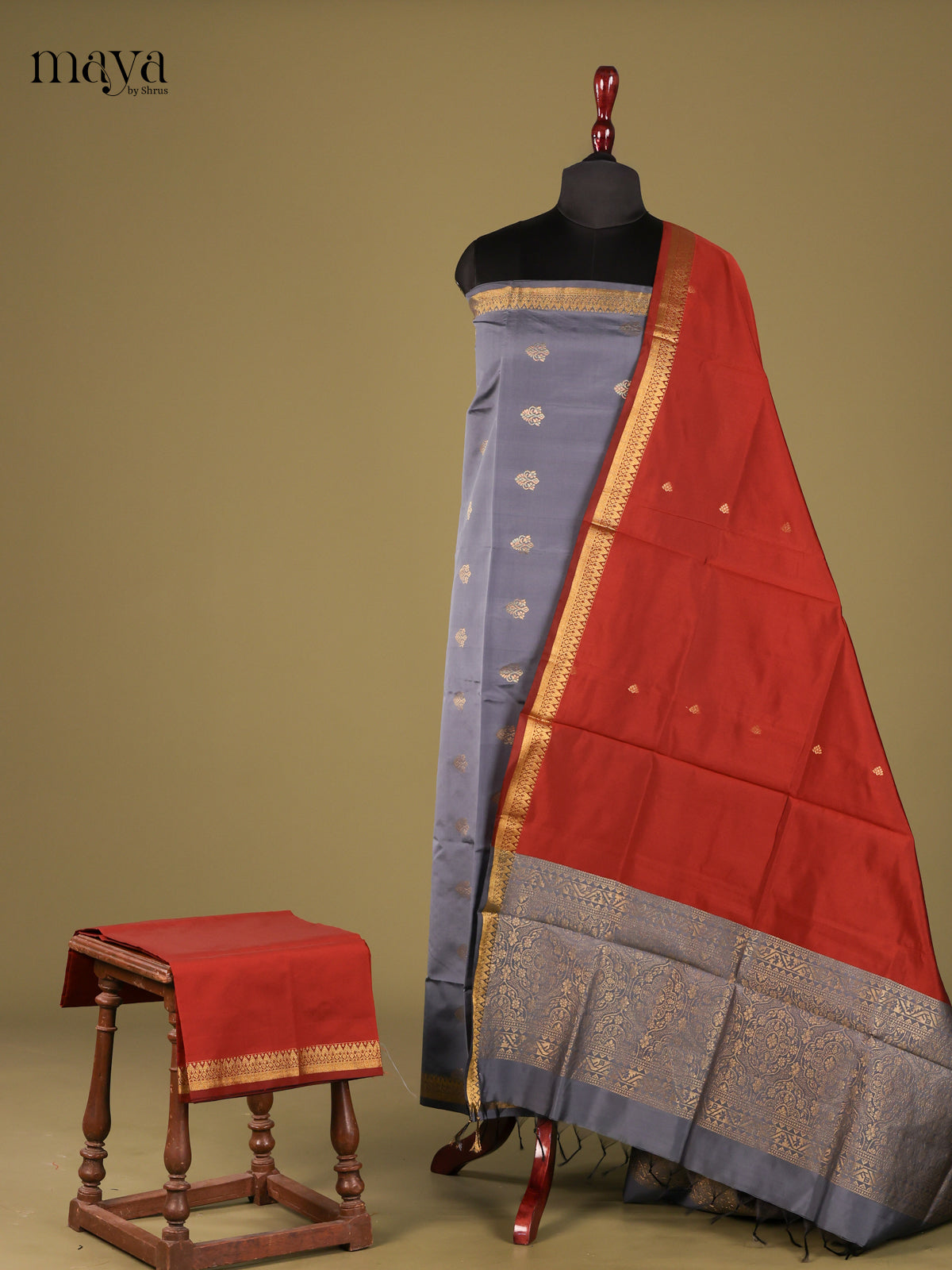 semi softsilk salwar - MEG18015