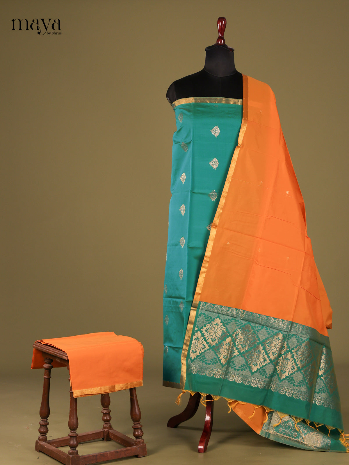 semi softsilk salwar - MEG18041