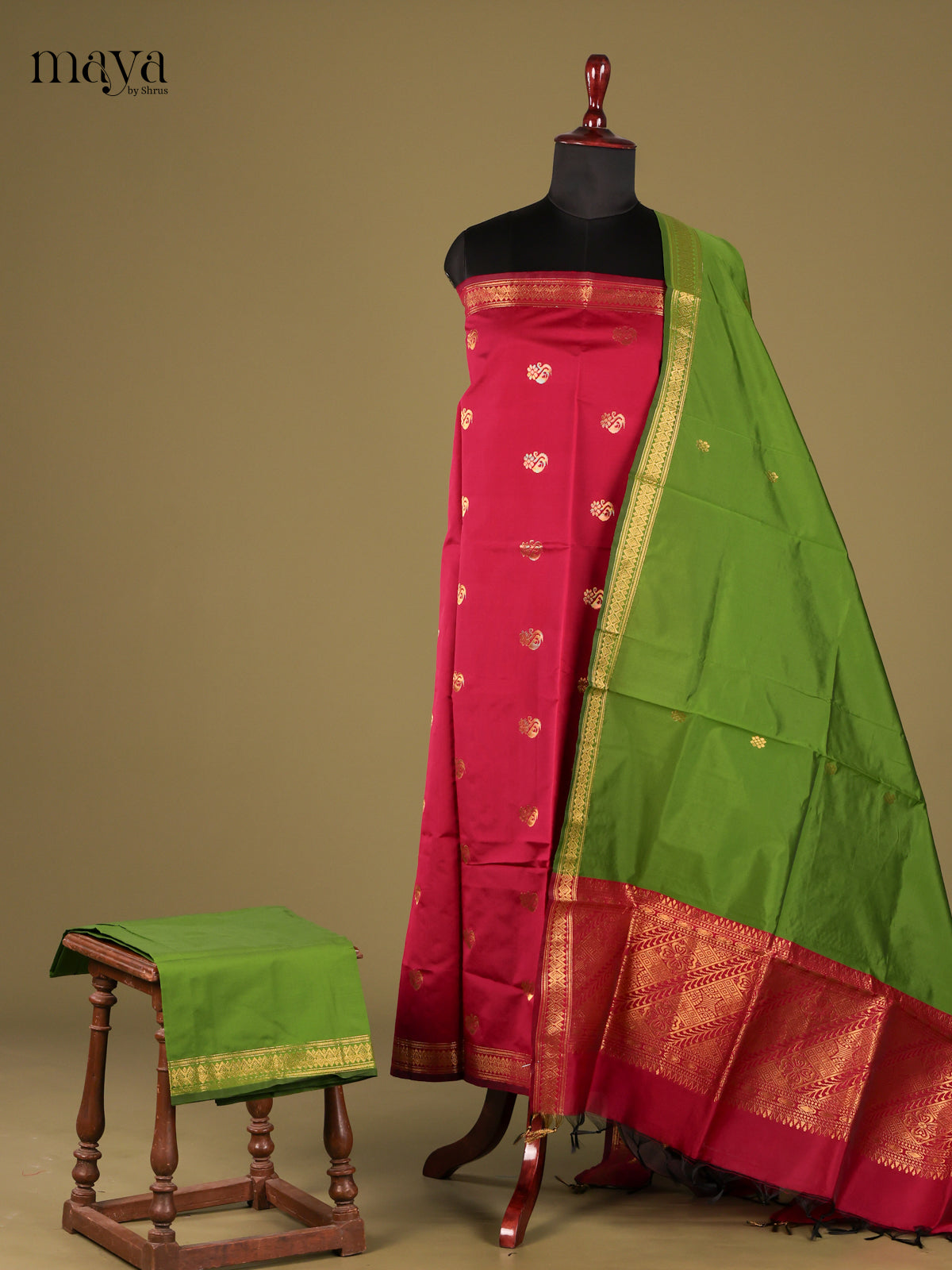 semi softsilk salwar - MEG18059