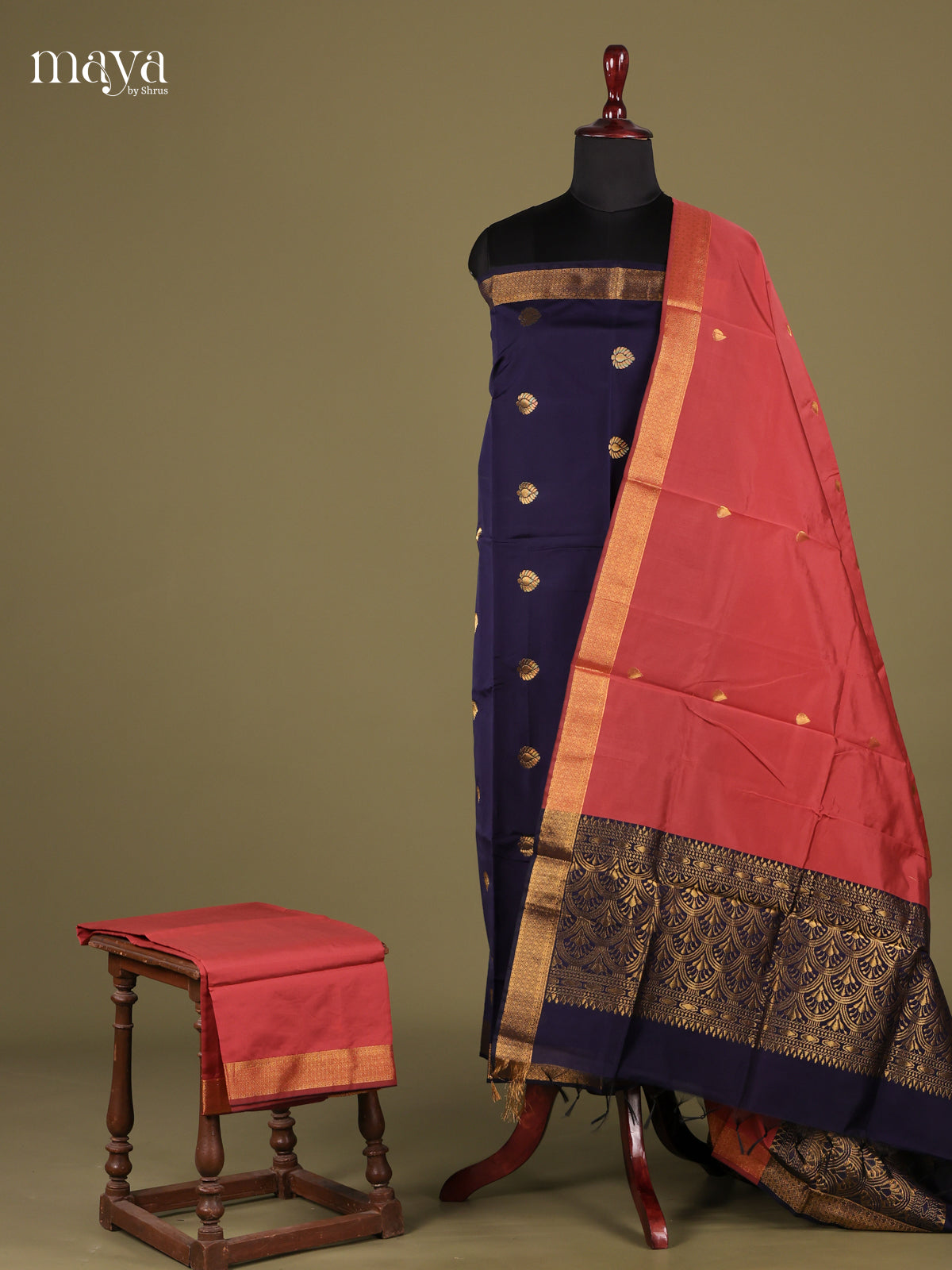 semi softsilk salwar - MEG18067