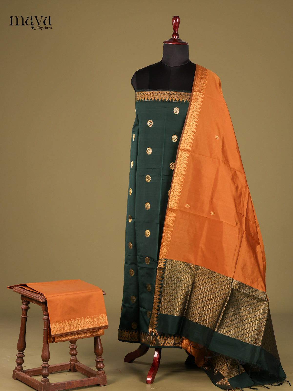 semi softsilk salwar - MEG18072
